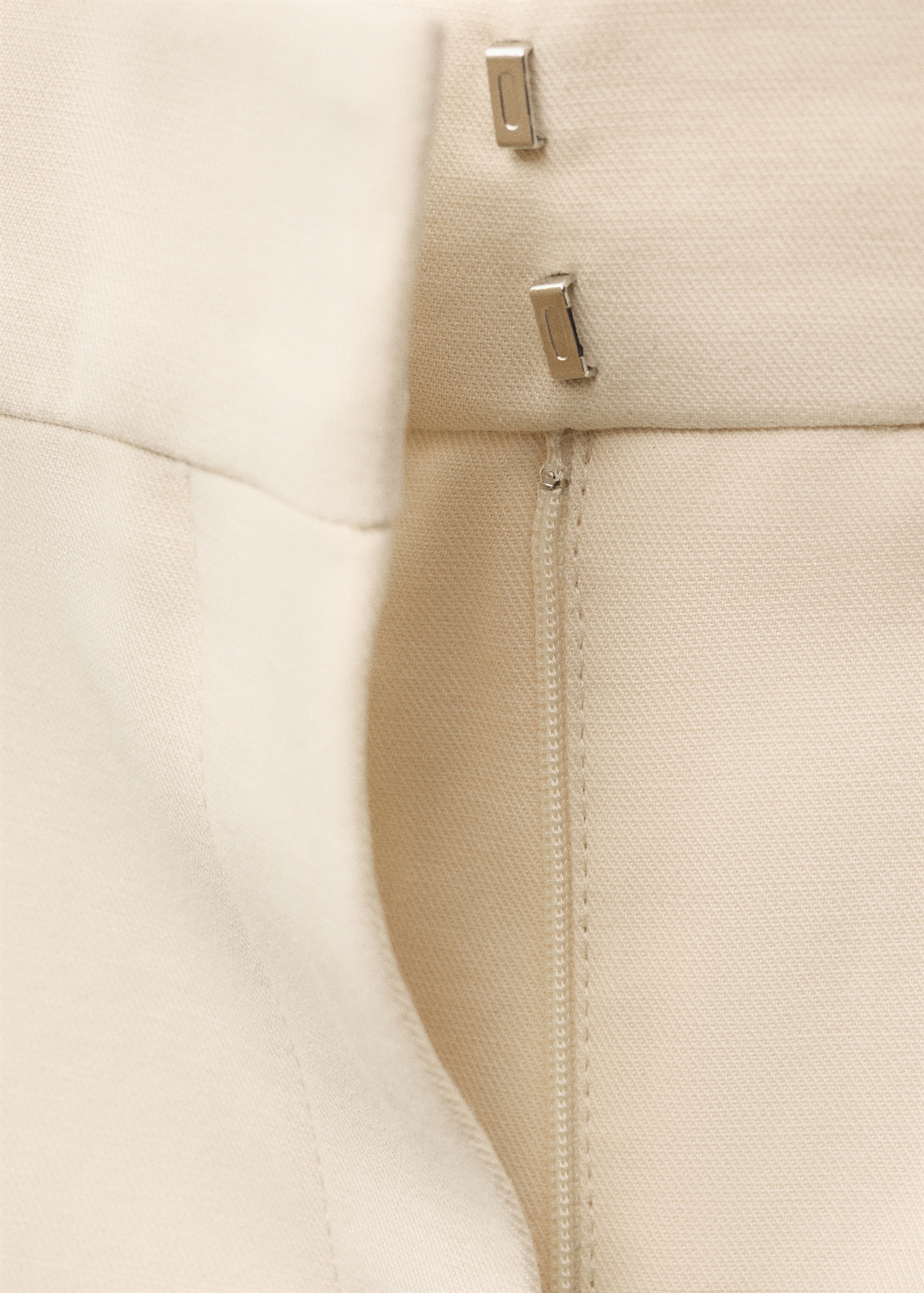 Pantalón traje mezcla lino flare - Detalle del artículo 0