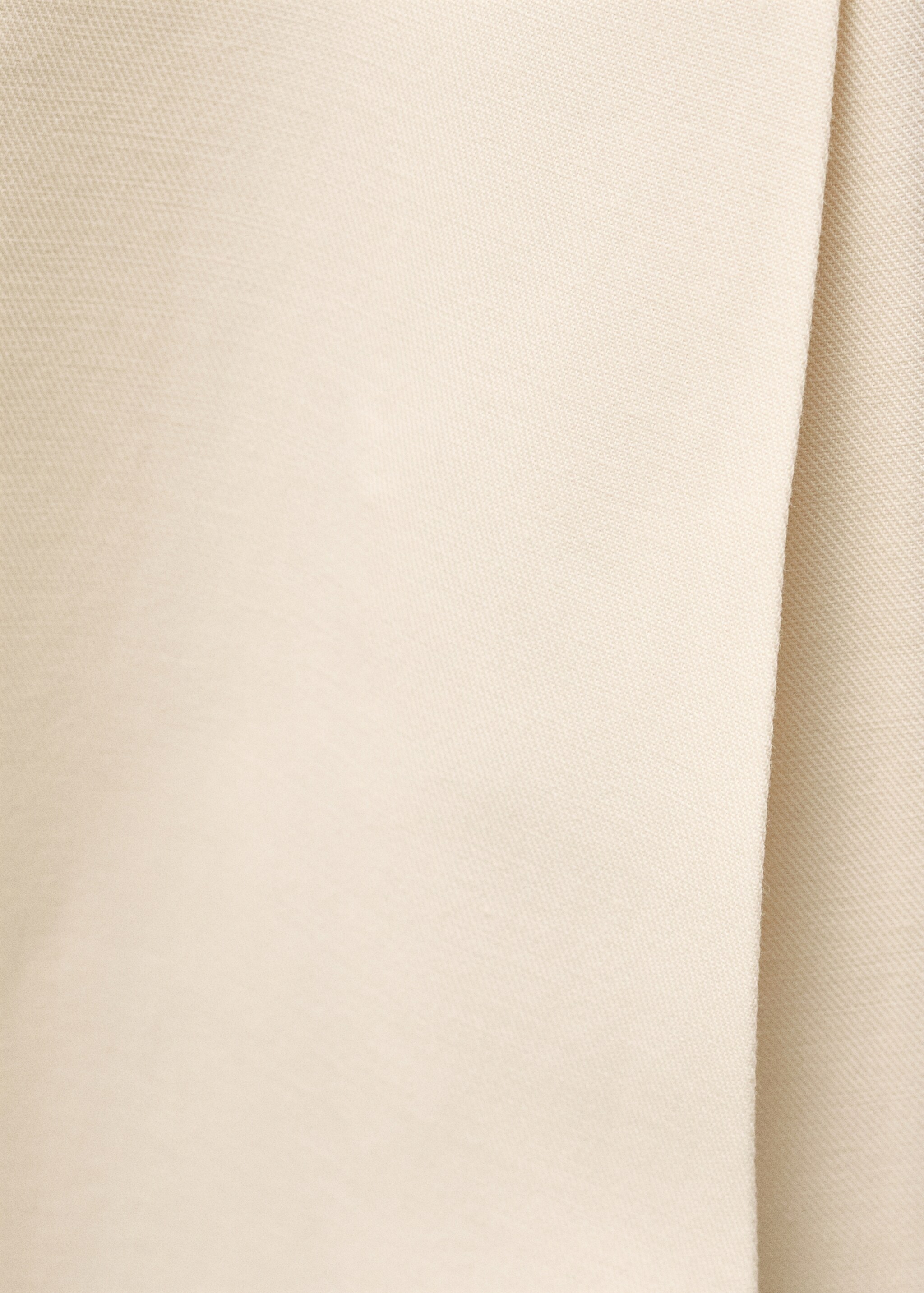Flared linen-blend suit trousers - Details of the article 8