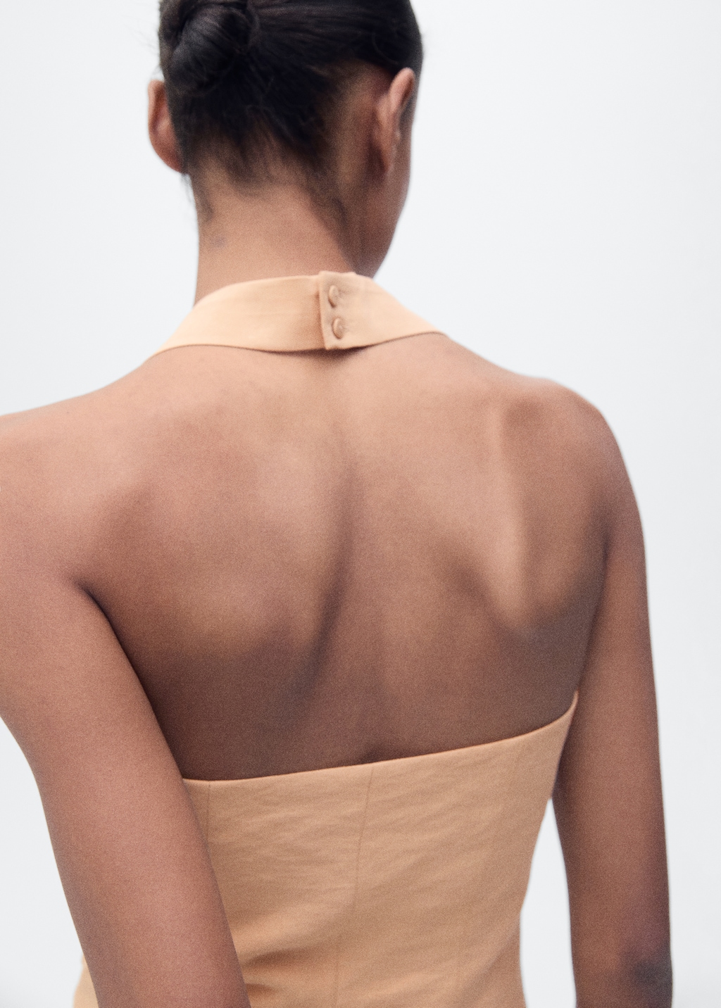 Lyocell top with gathered detail