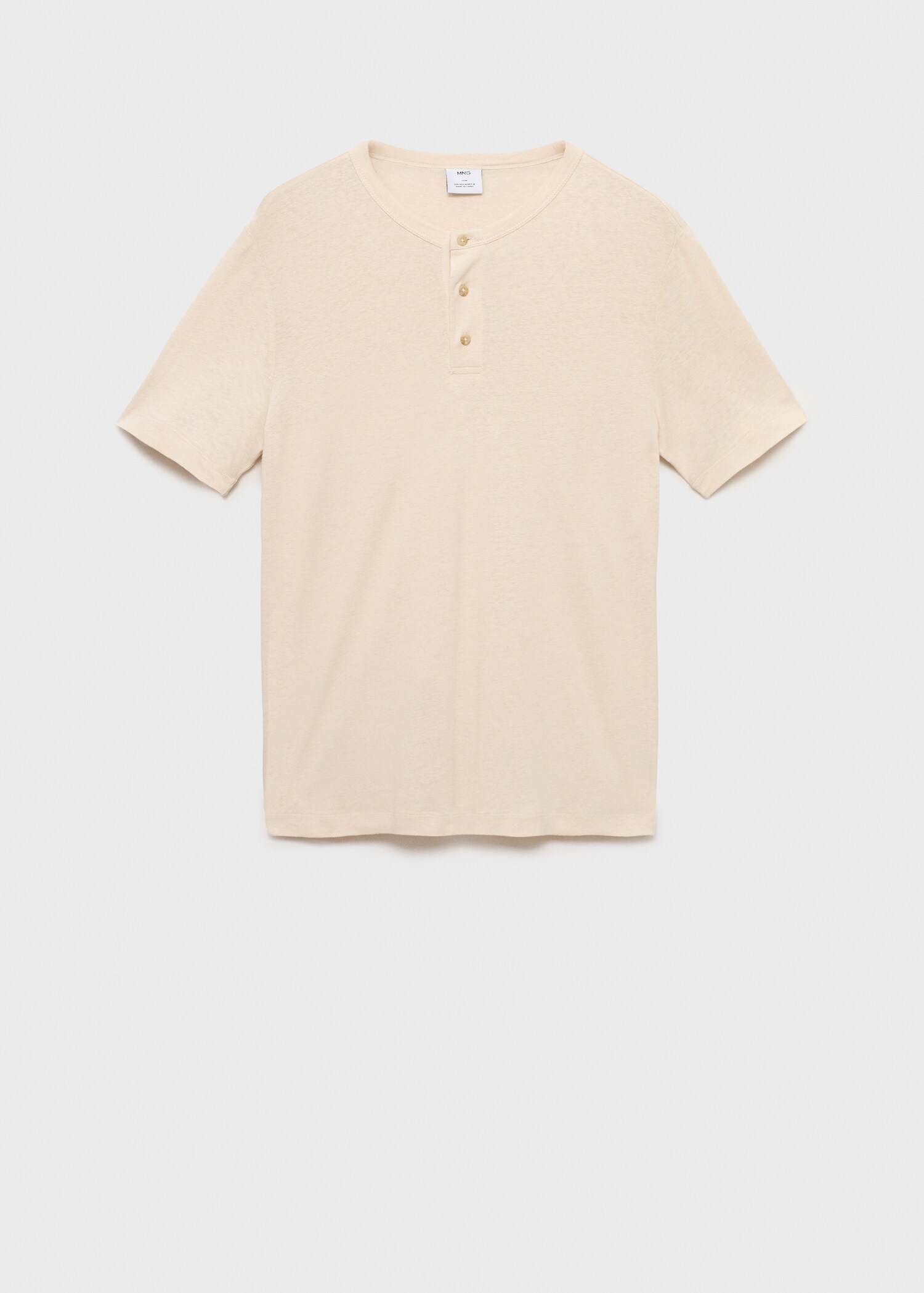 Leinen-Shirt mit Knöpfen - Artikel ohne Model
