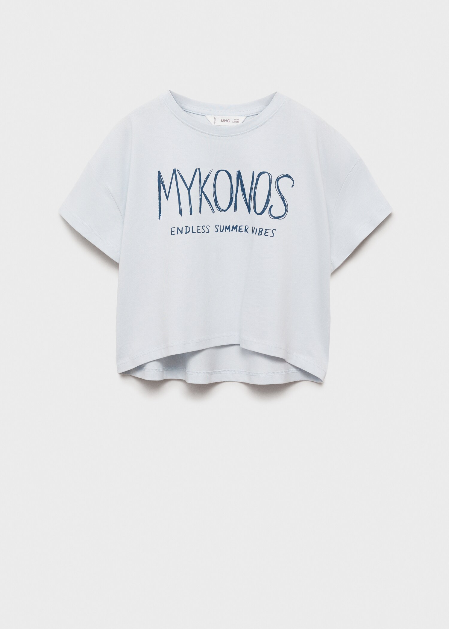 Printed message T-shirt - Article without model