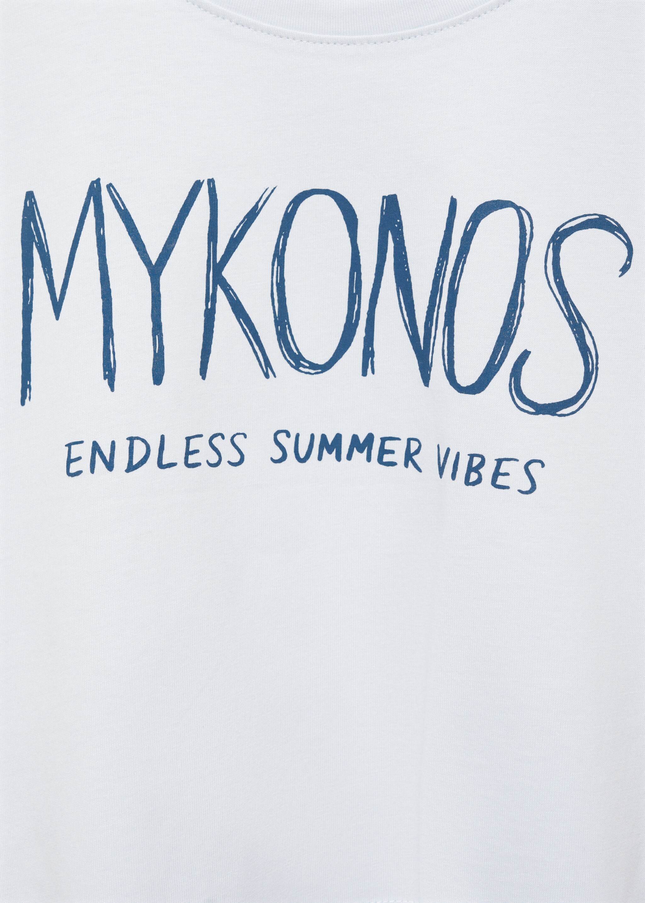 Printed message T-shirt - Details of the article 8