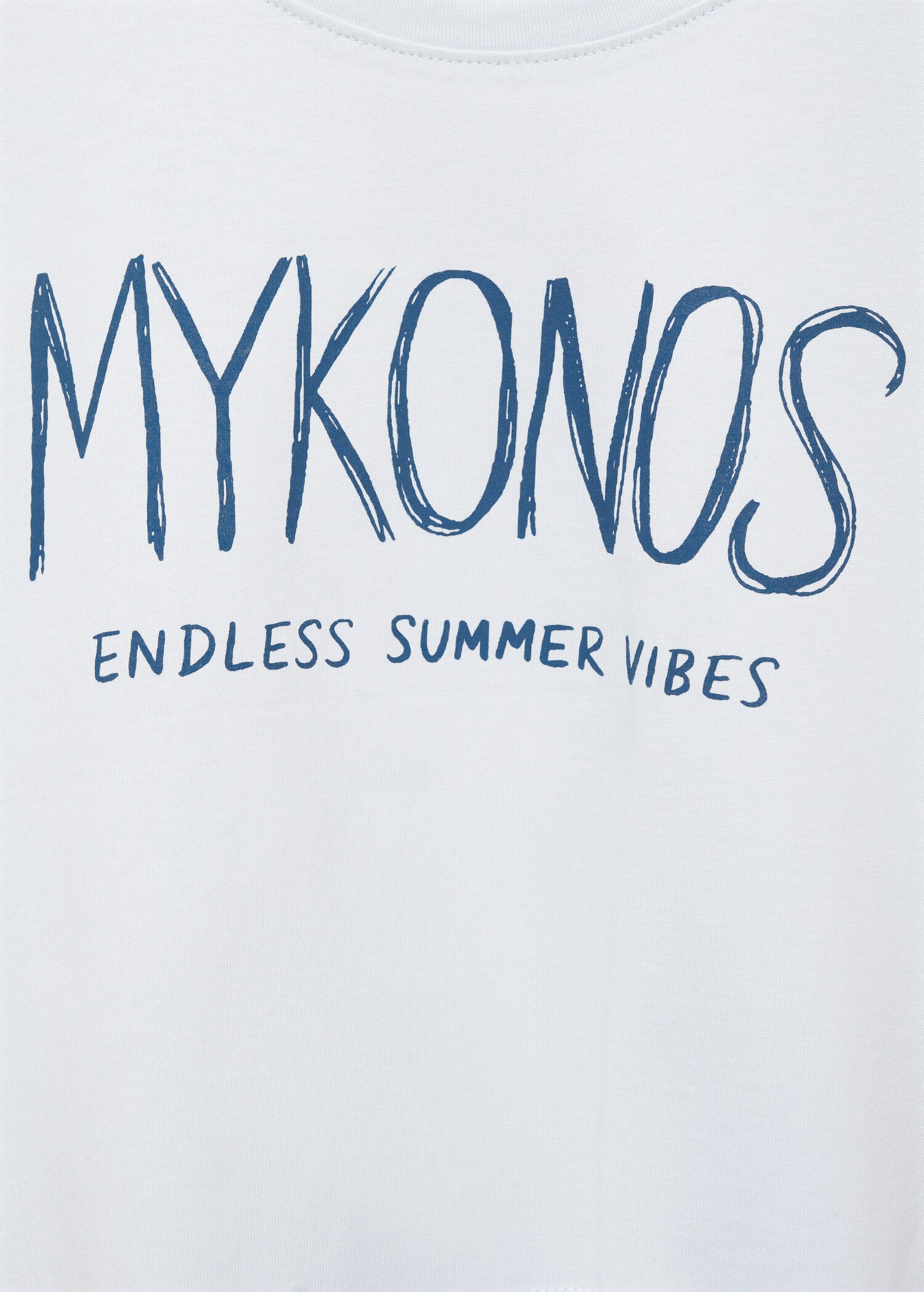 Printed message T-shirt - Details of the article 8