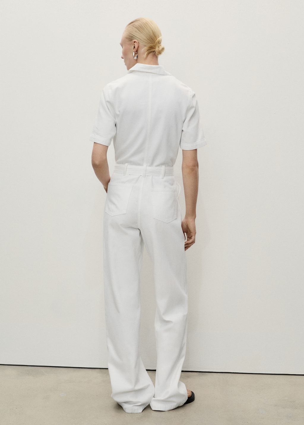 Mango Denim jumpsuit belt thumbnail