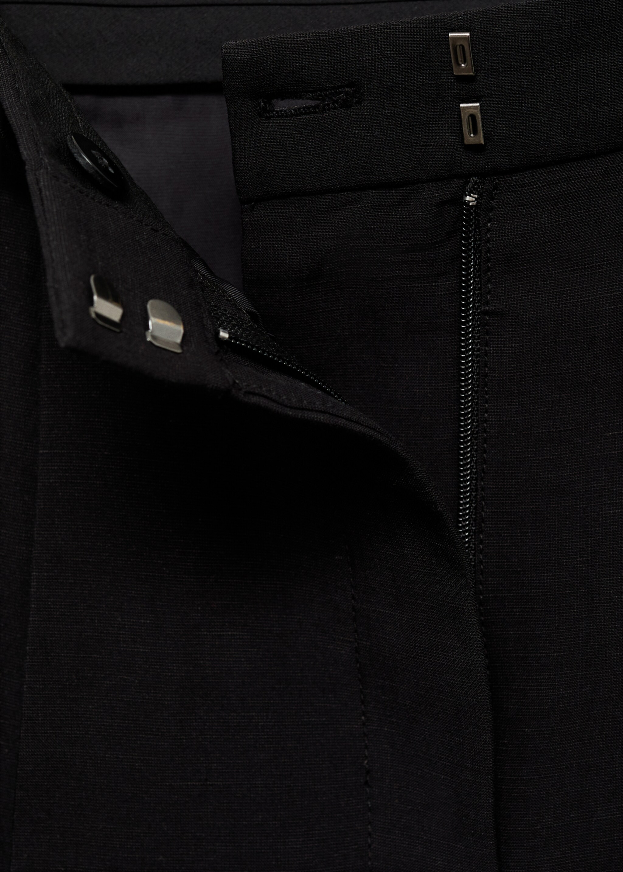 Linen-blend suit bermuda shorts - Details of the article 8