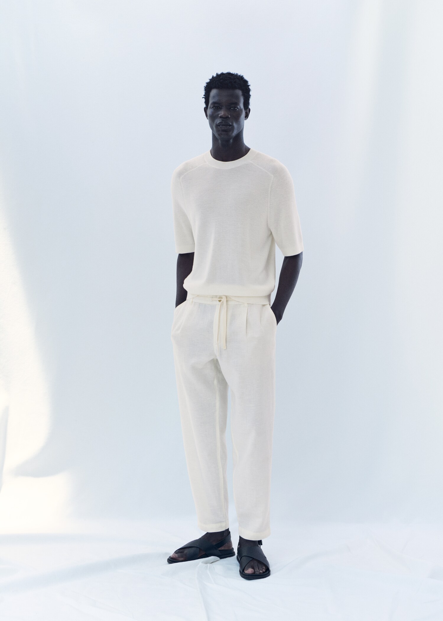 Fine-knit T-shirt - Details of the article 3
