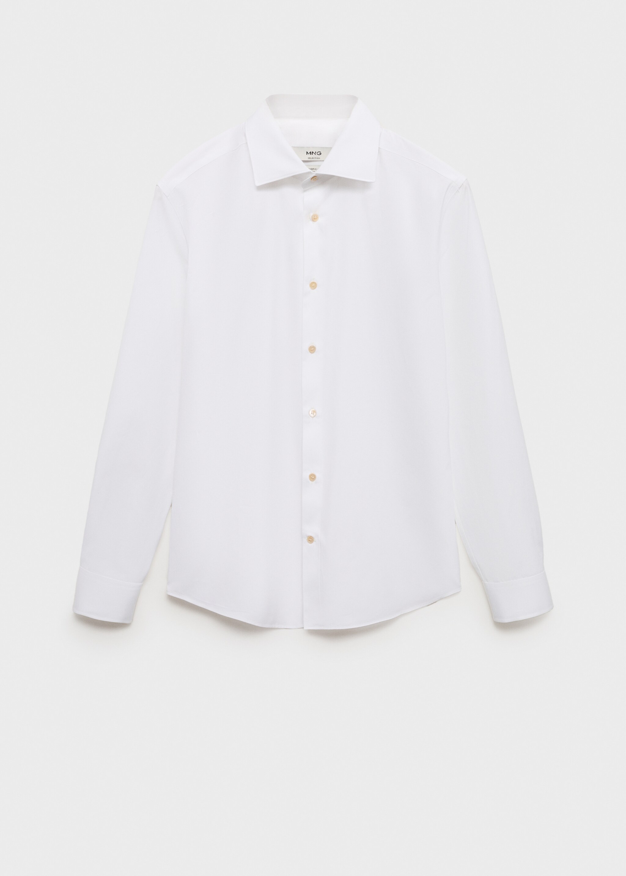 Slim fit overhemd van 100% katoen - Artikel zonder model