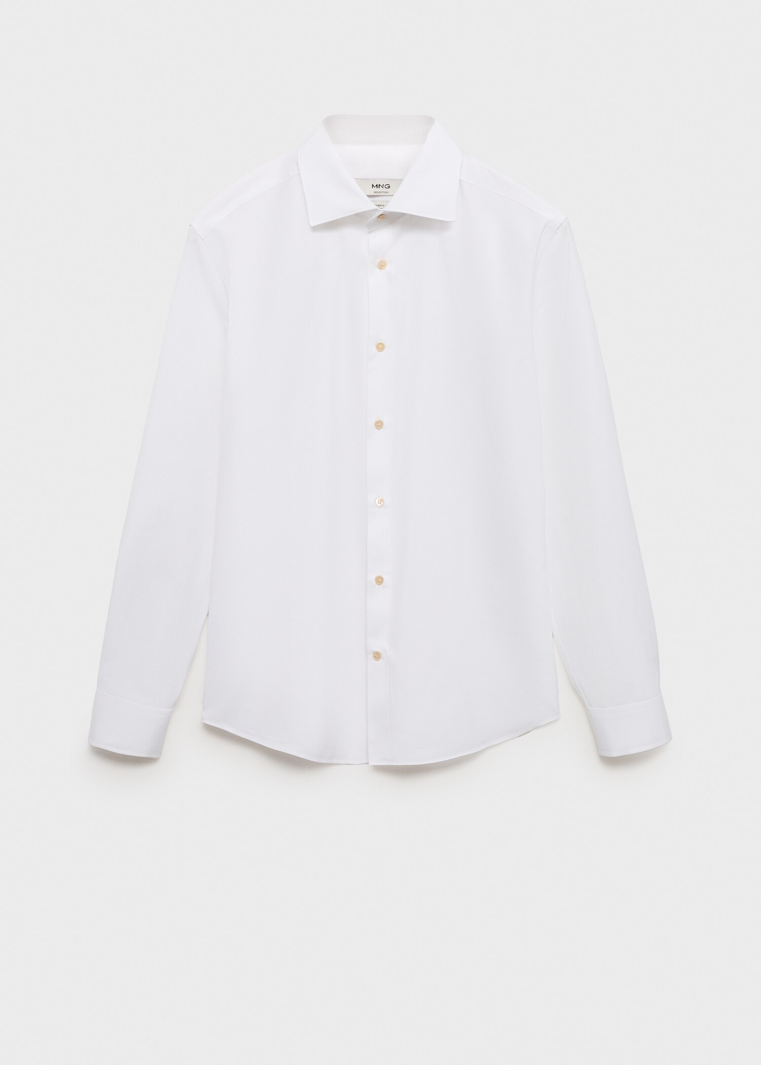 Slim fit overhemd van 100% katoen - Artikel zonder model