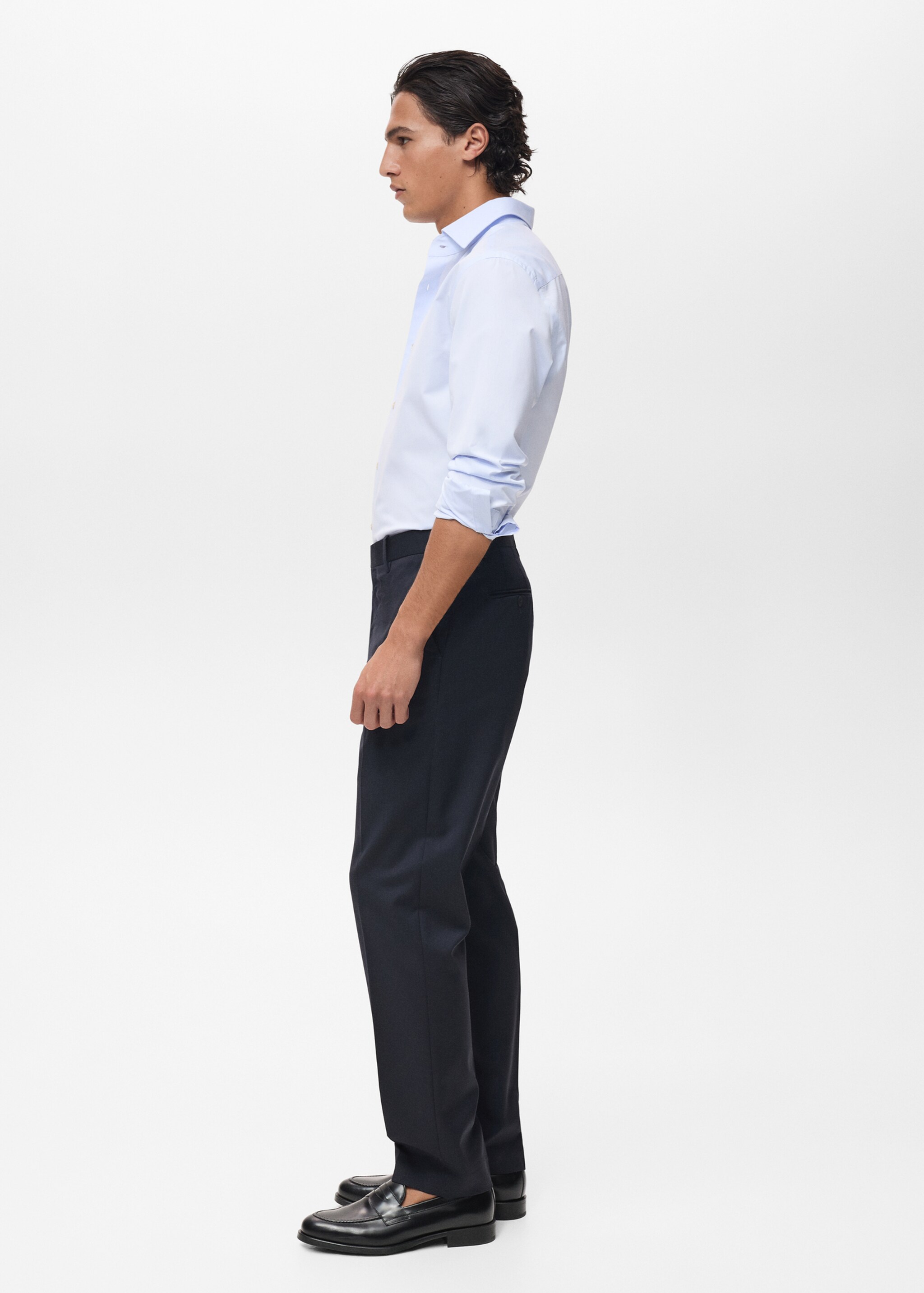 100% cotton slim fit shirt - Details of the article 2