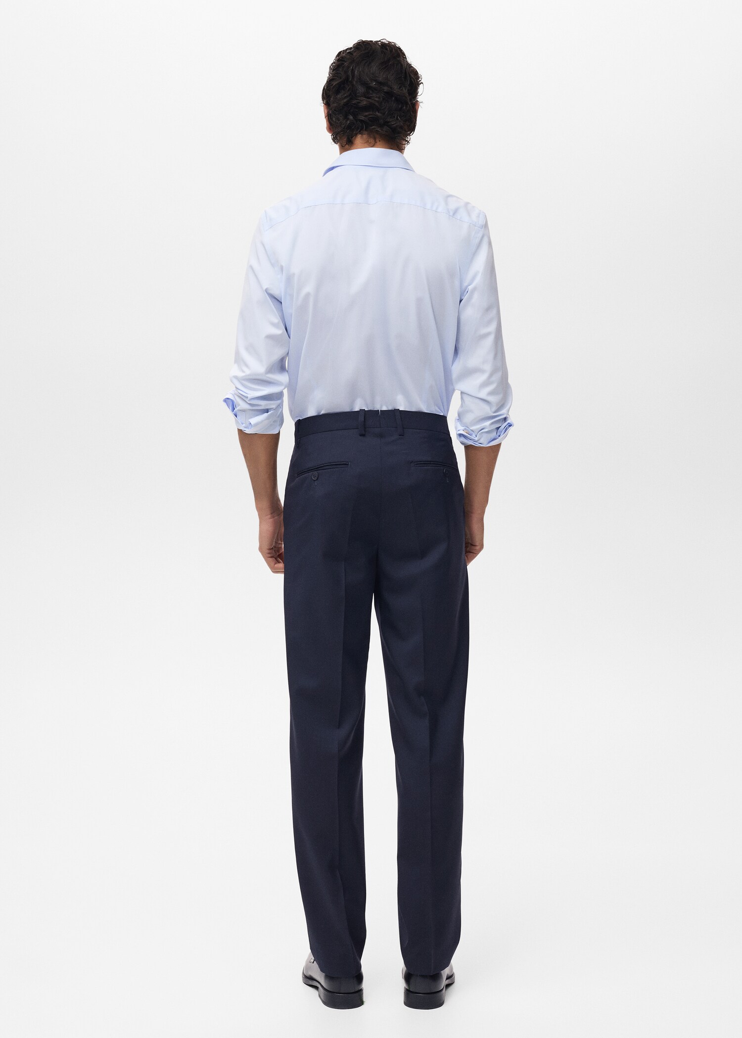 100% cotton slim fit shirt - Reverse of the article