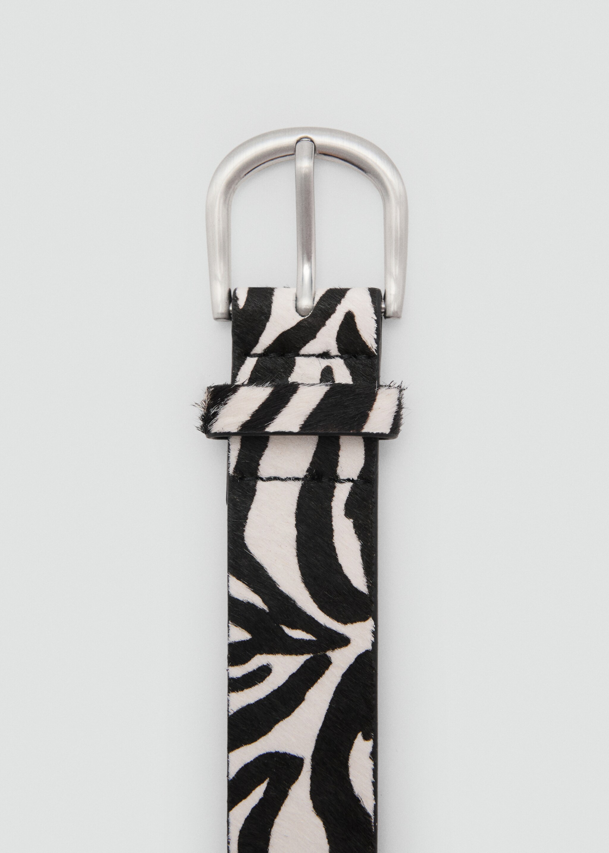 Cinturó pell pèl zebra - Detall de l'article 1