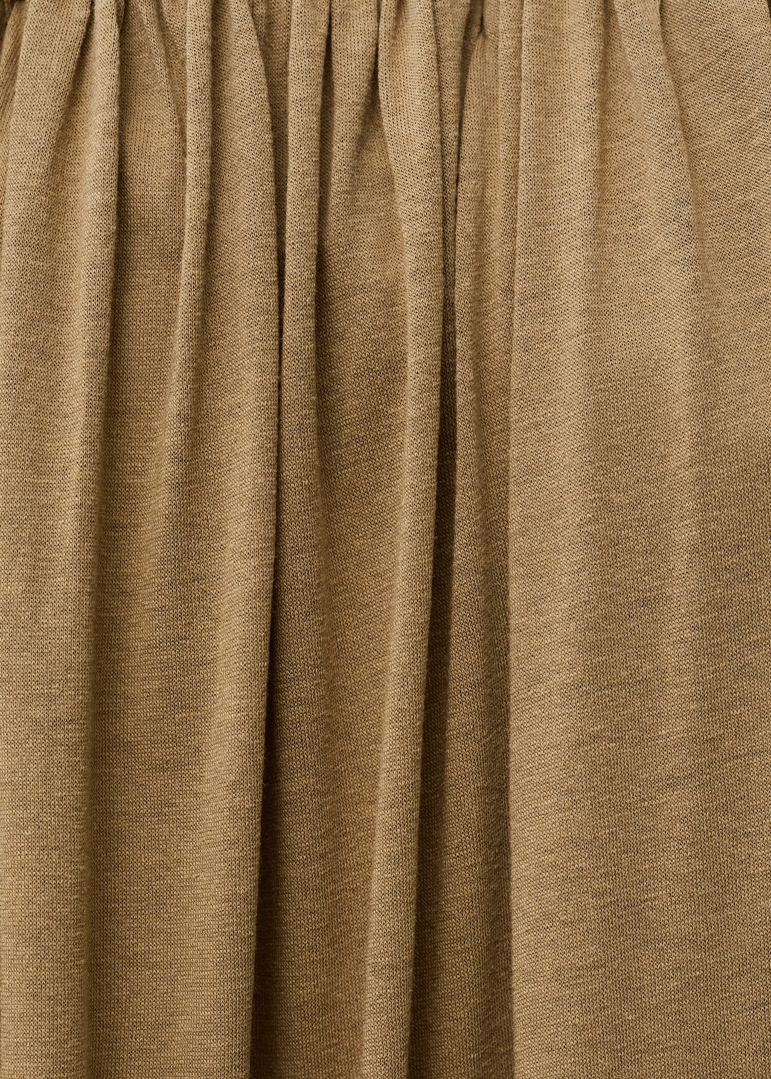 Strapless jumpsuit with puffed hem - Details of the article 8