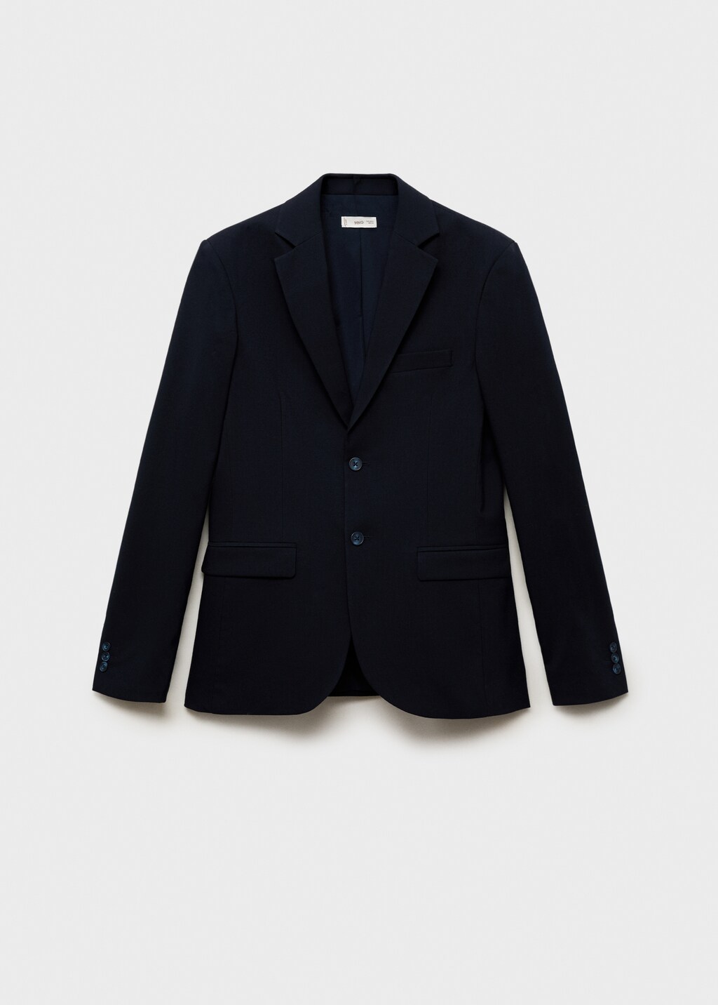 Slim-fit cotton piqué jacket - Teen | MANGO USA