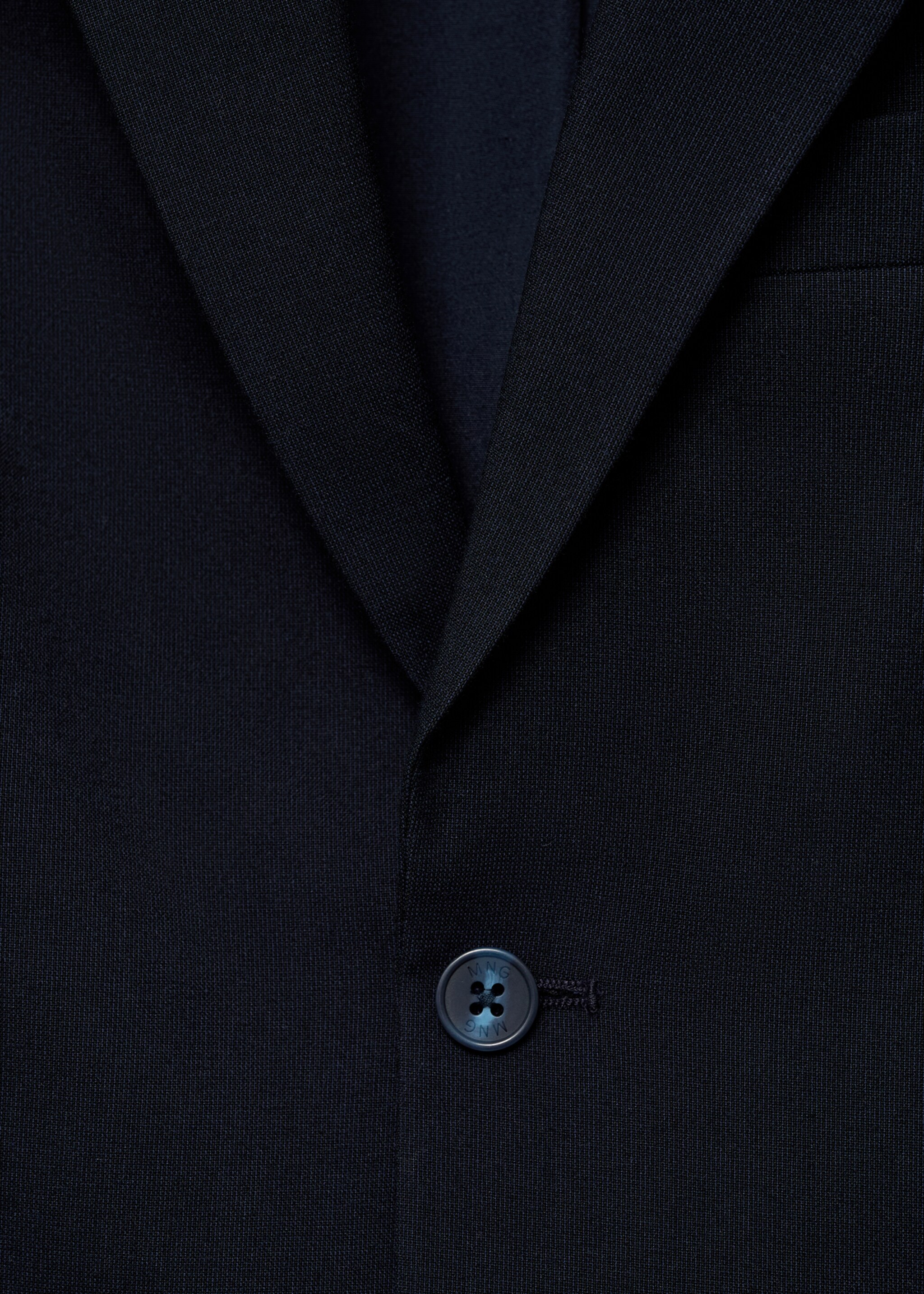 Slim-fit cotton piqué jacket - Details of the article 8
