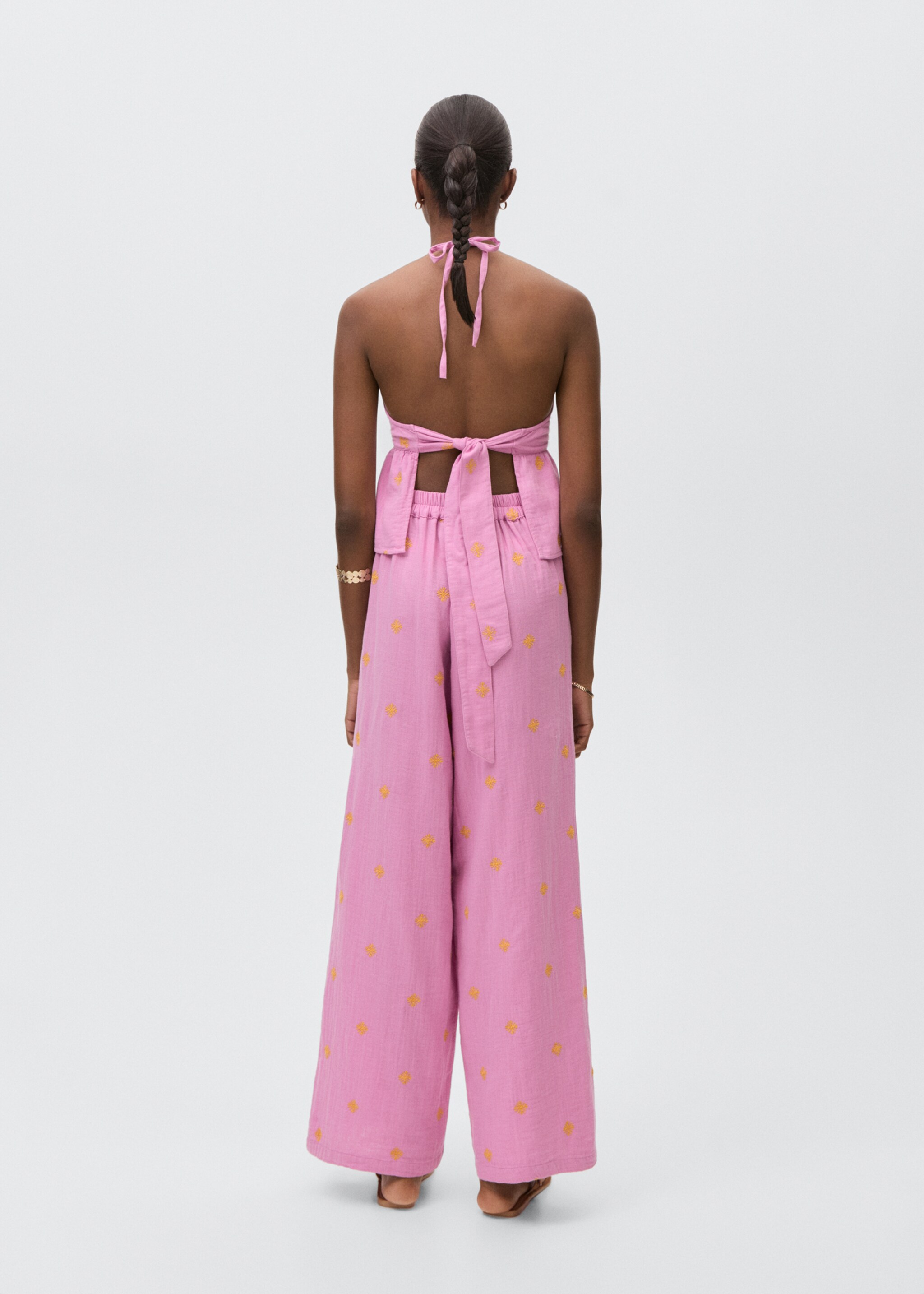 Bestickte Culotte-Hose - Rückseite des Artikels