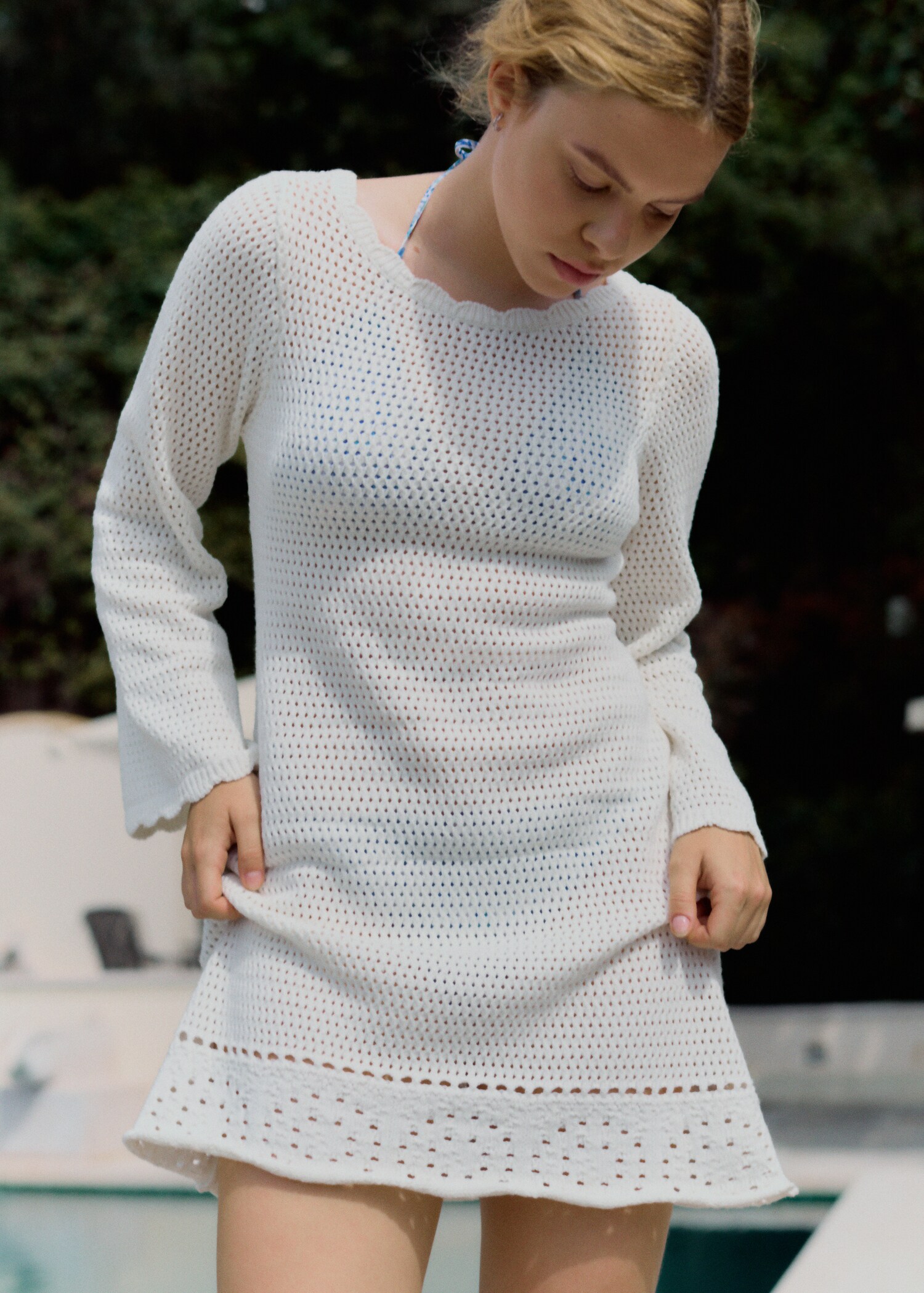 Vestido punto calado - Details of the article 5