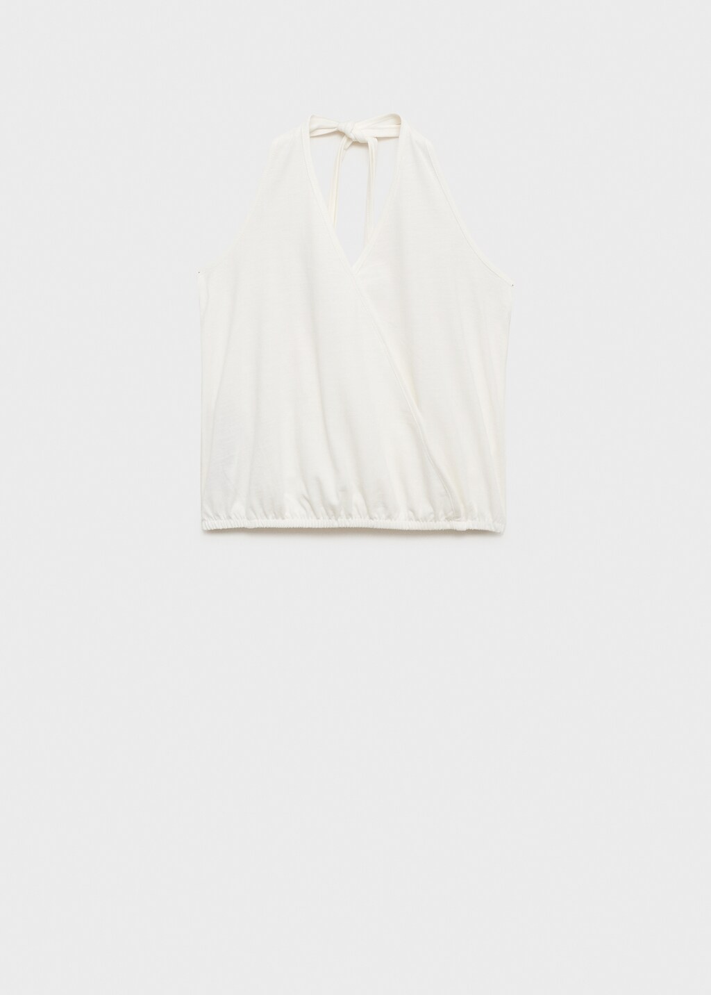 hollister white halter top