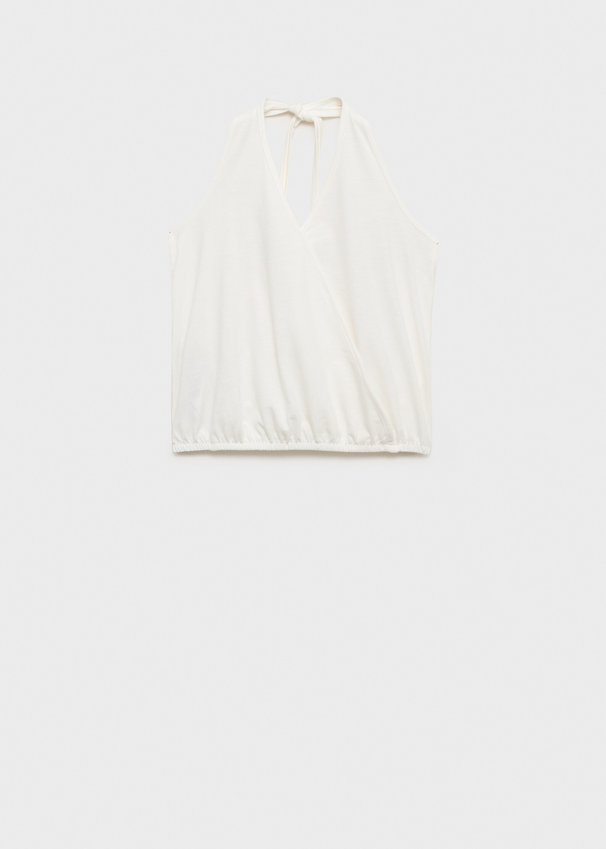 Halter-neck crossover top - Article without model