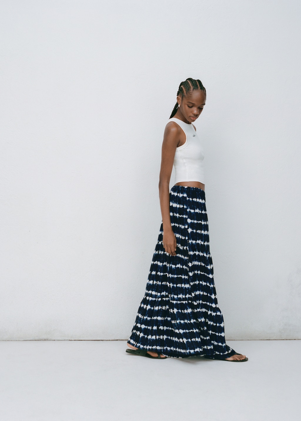 Printed skirt with ruffles - Teen | MANGO USA