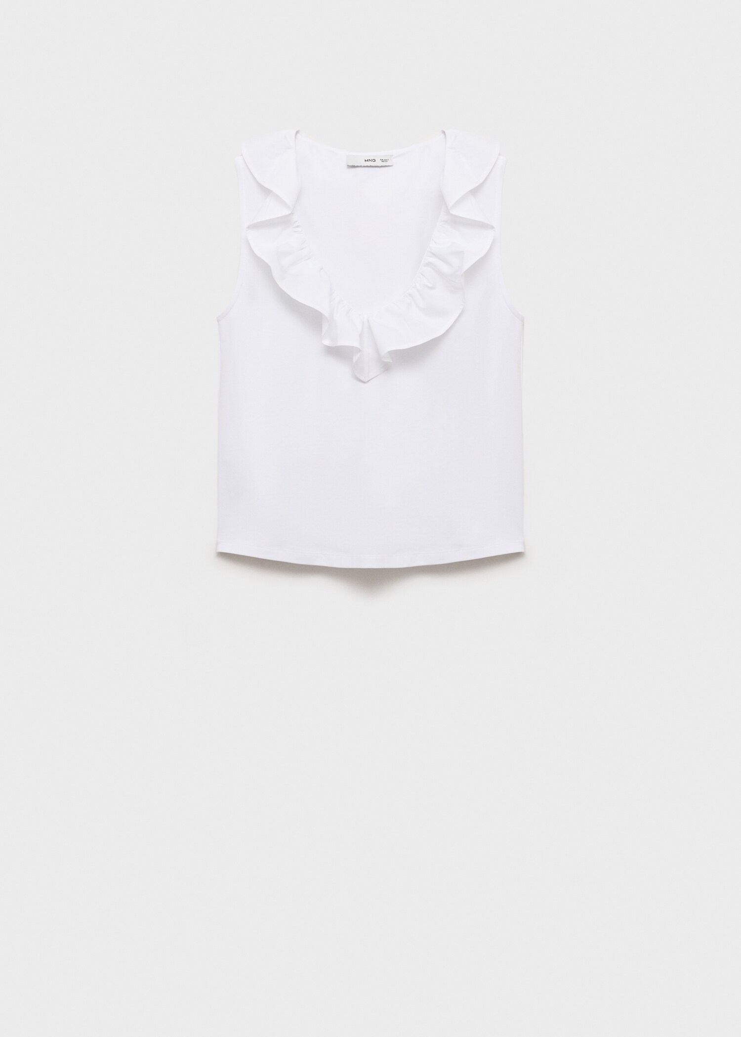 Cotton top with ruffles - Article without model