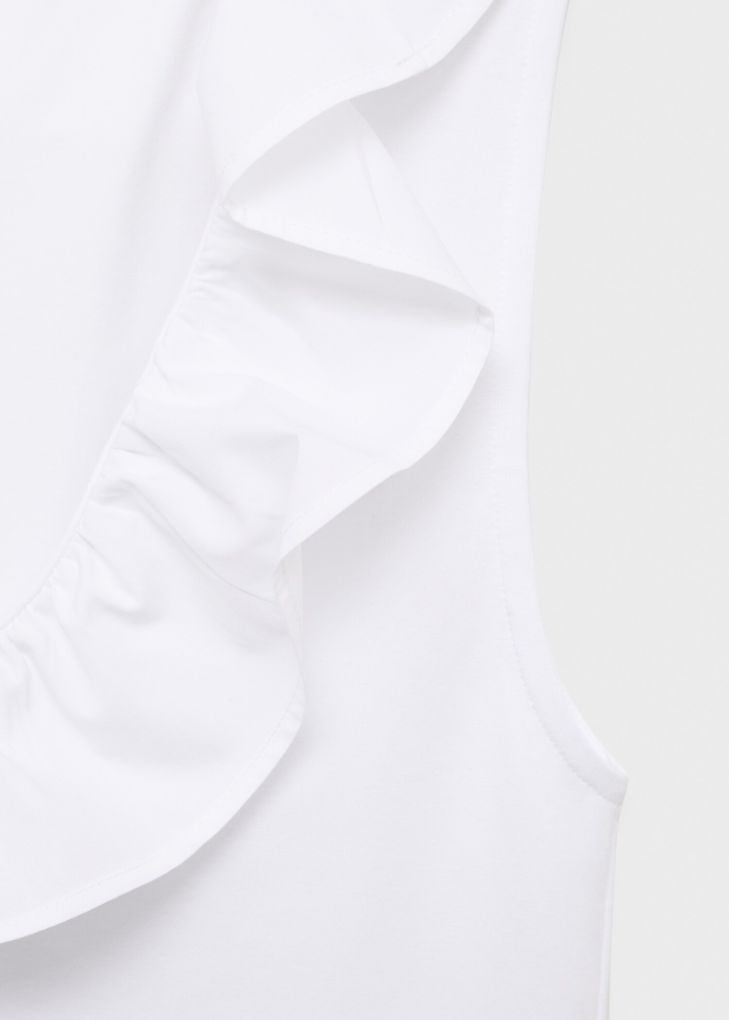 Cotton top with ruffles - Details of the article 8