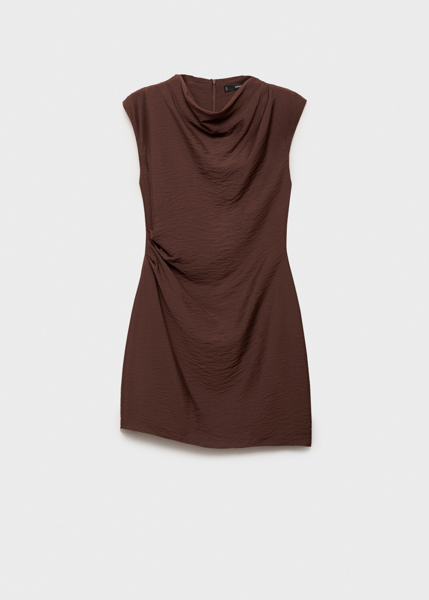 Robe texturée drapée - Article sans modèle
