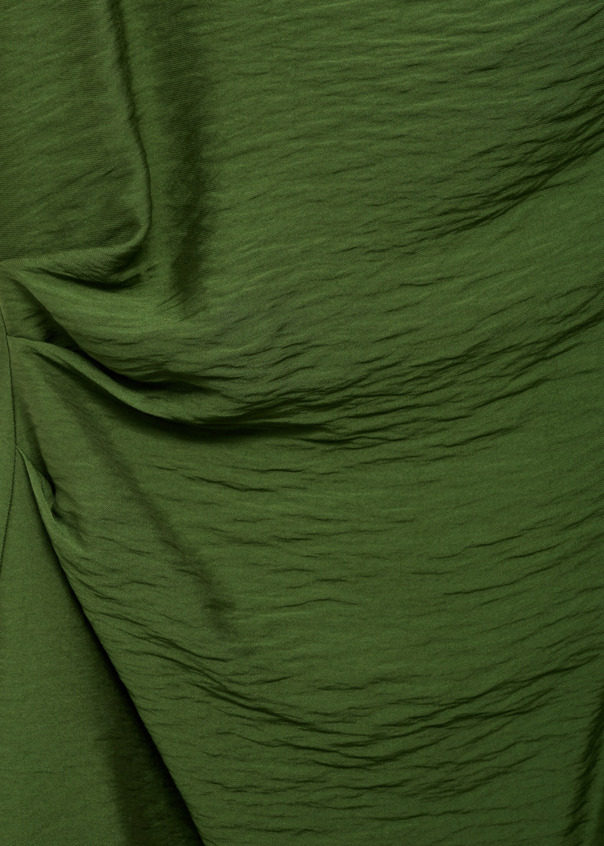 Draped textured dress - Details of the article 8