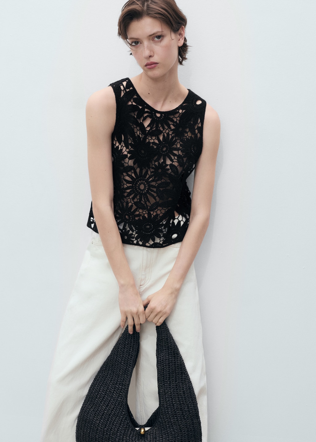 Top punto crochet