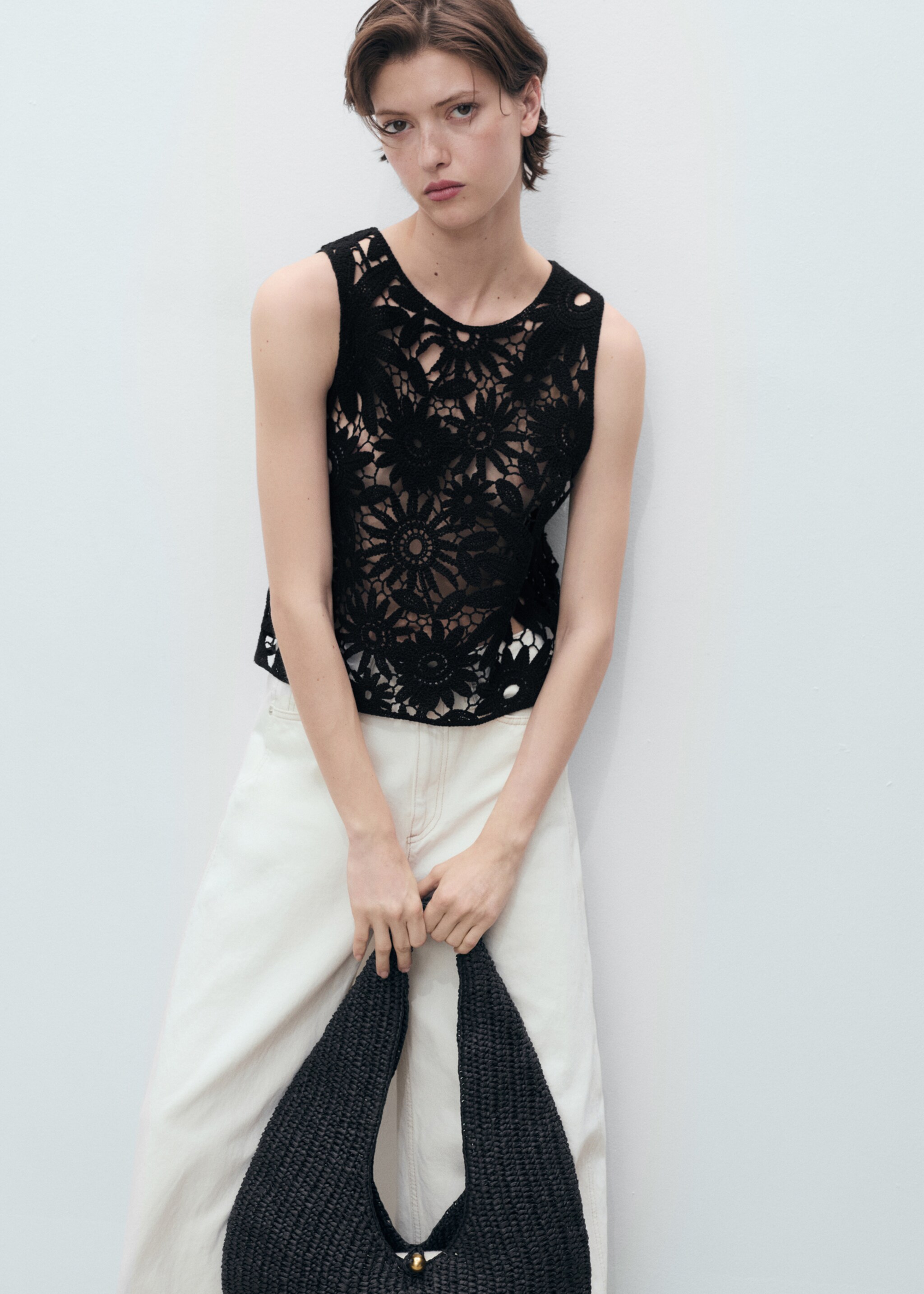 Top punto crochet - Plano medio