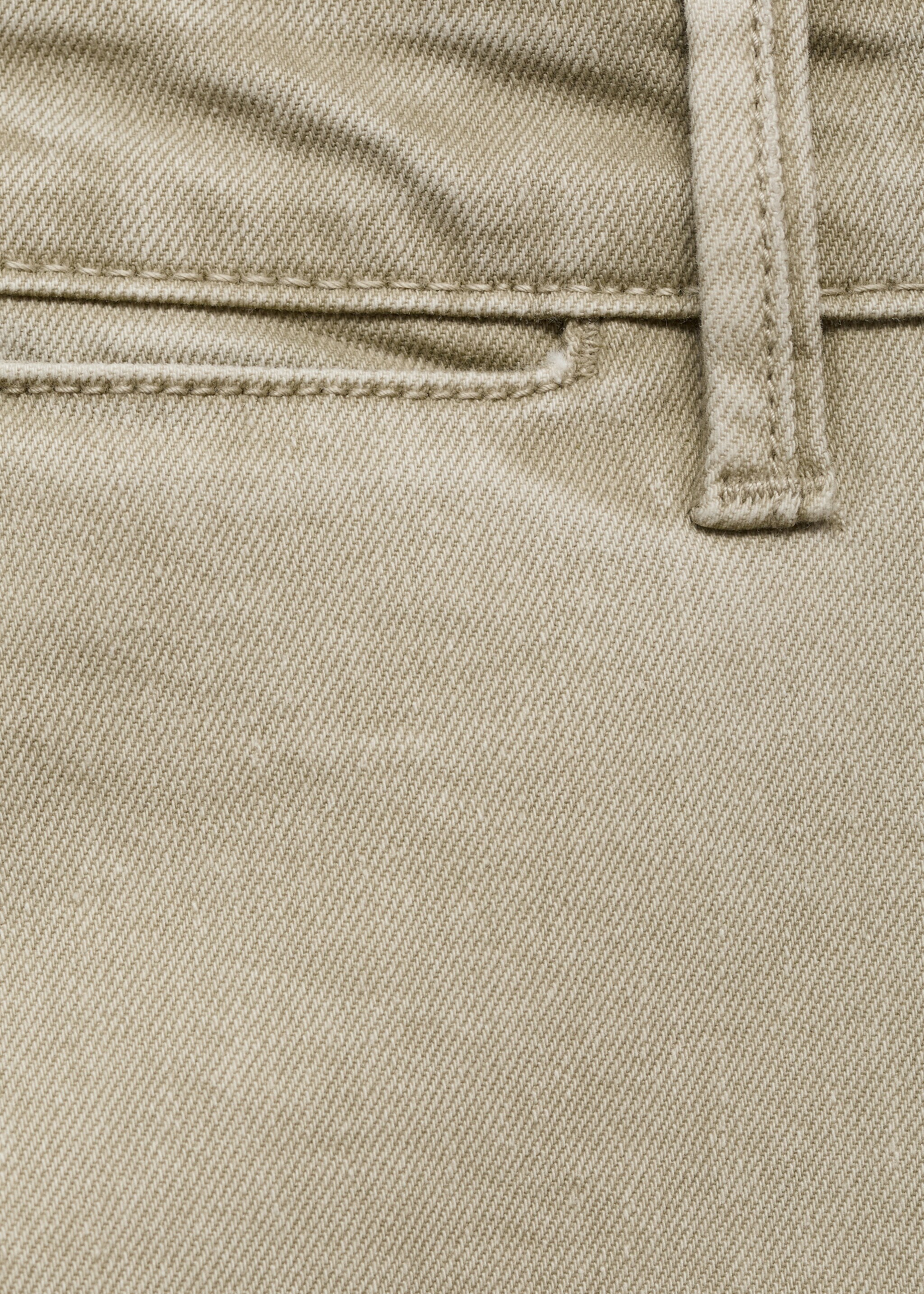 Wide-leg high-waist full-length jeans - Details of the article 0