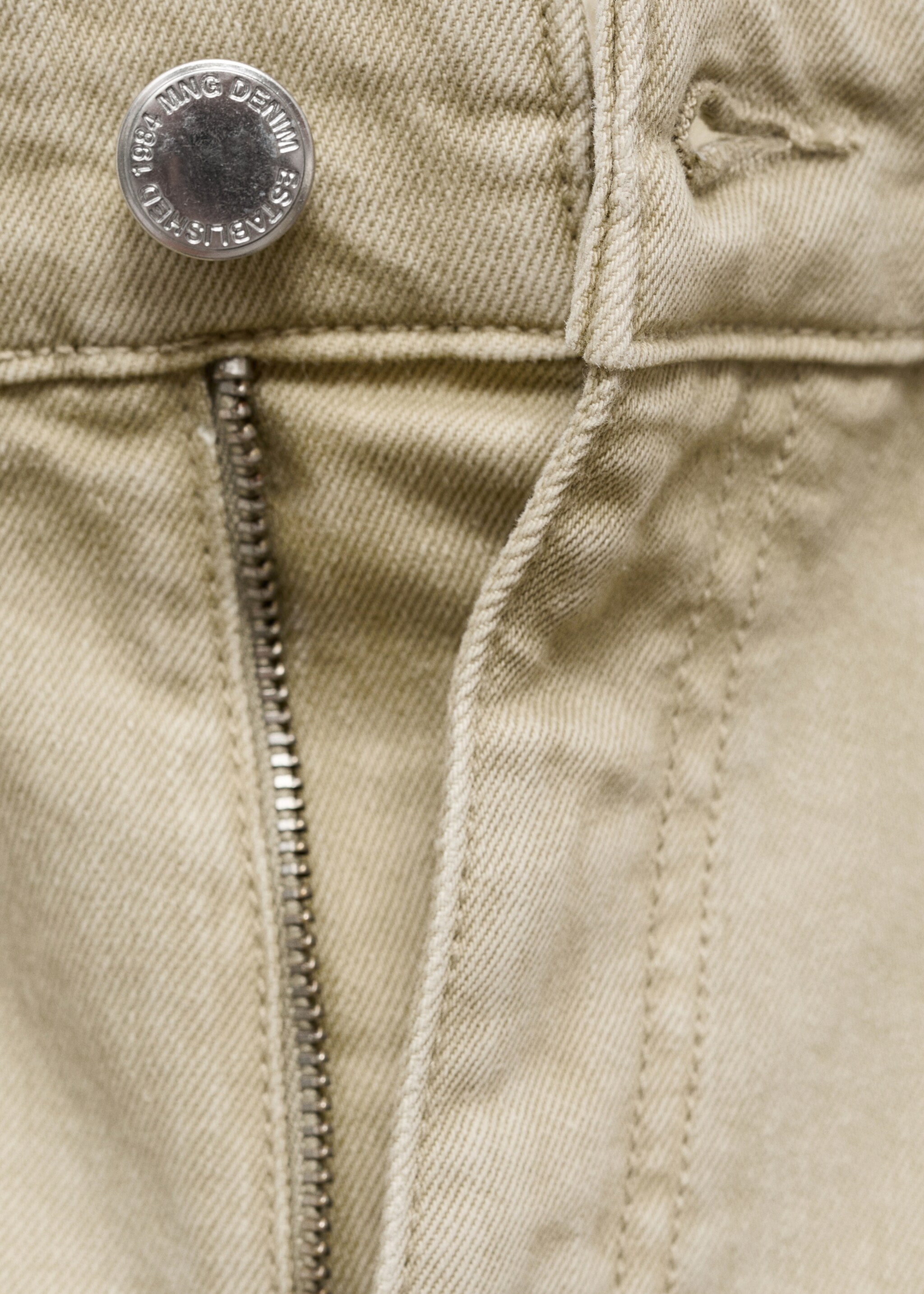 Wide-leg high-waist full-length jeans - Details of the article 8