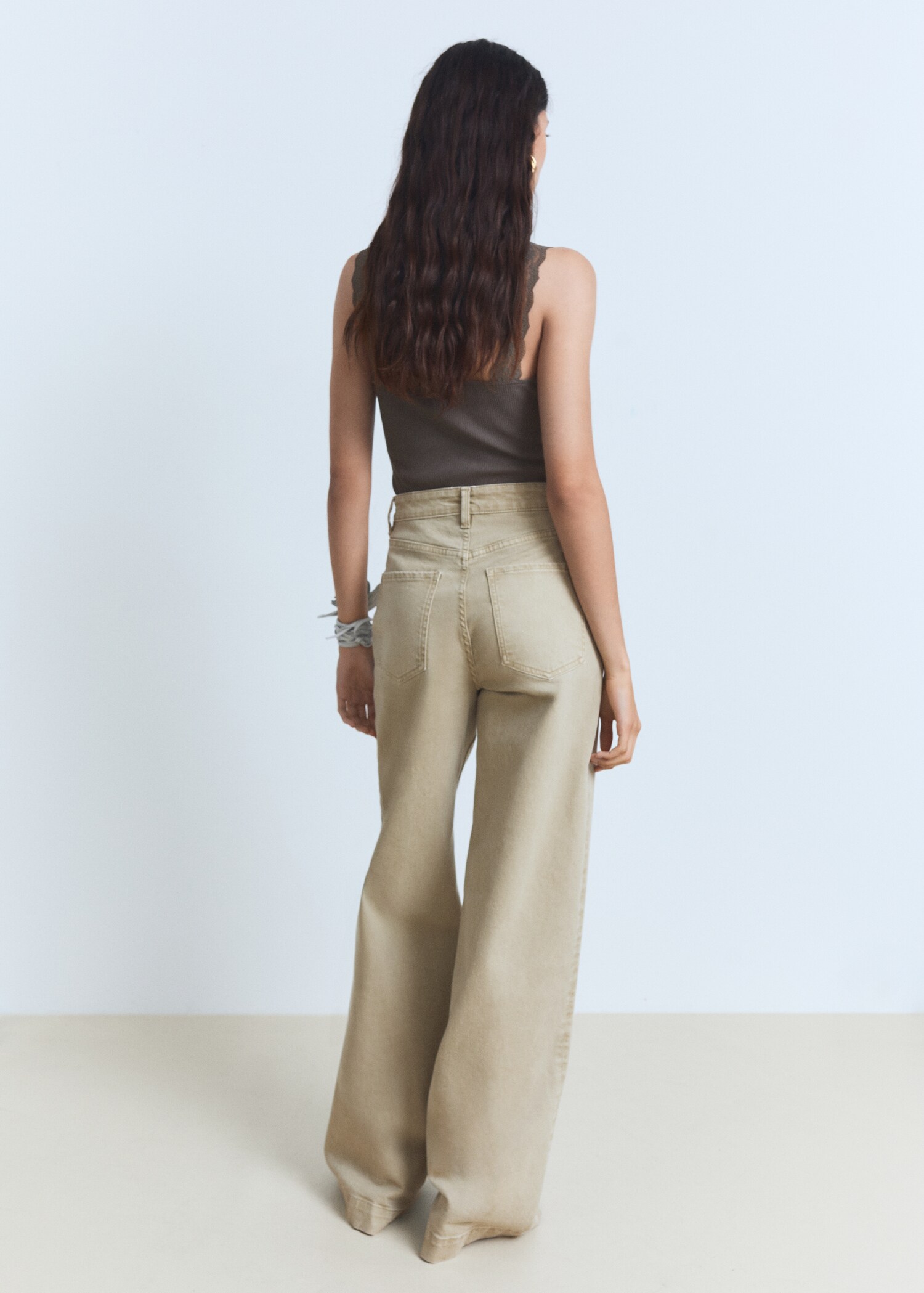 Jeans wideleg vita alta full length - Retro dell'articolo