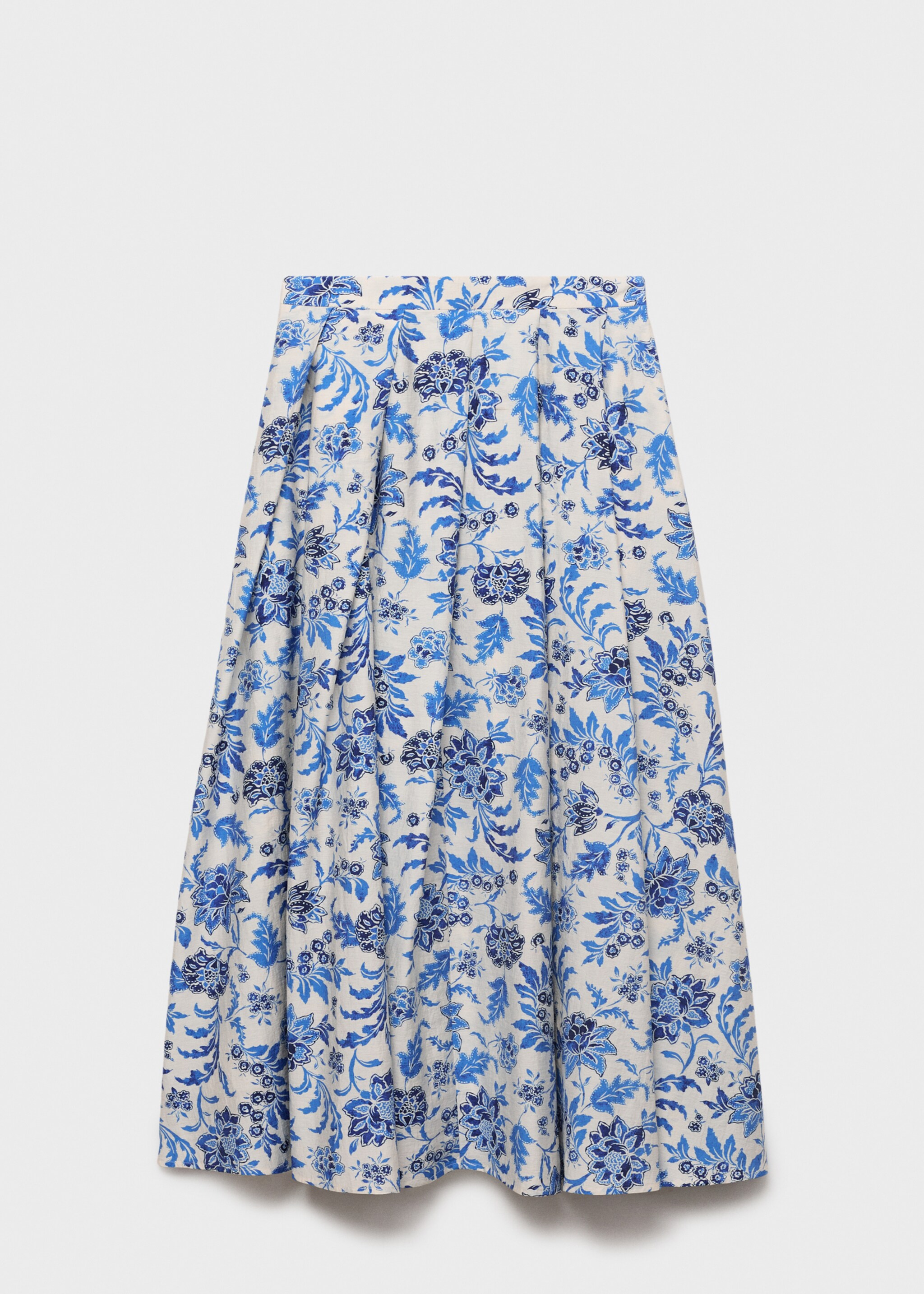 Long floral flared skirt - Article without model