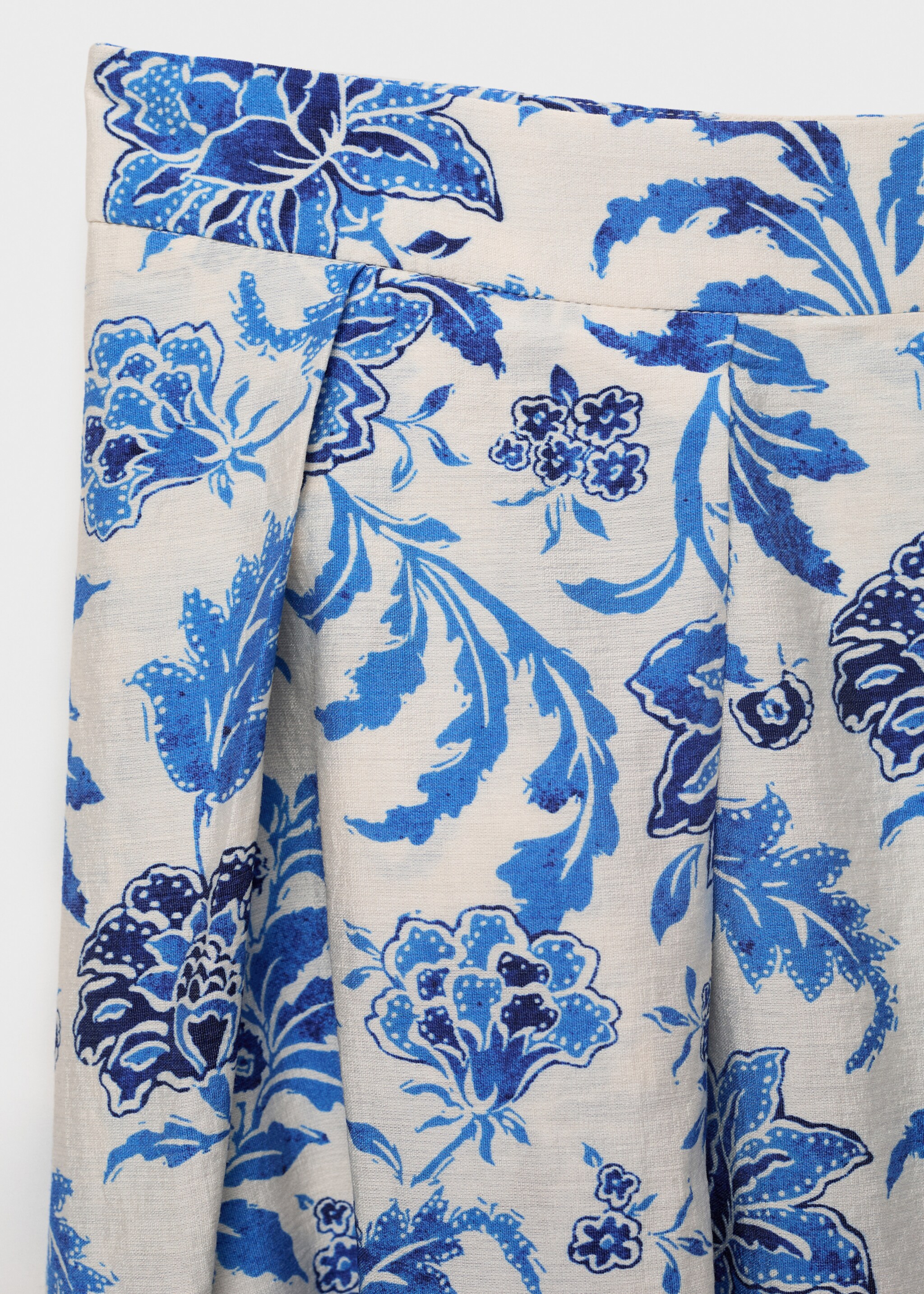 Long floral flared skirt - Details of the article 8