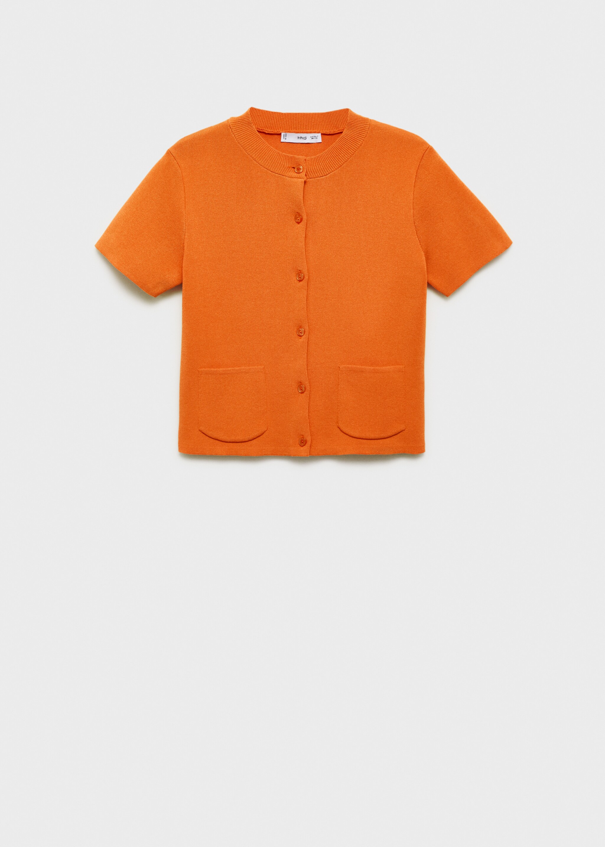 Strikket cardigan med lommer - Artikkel uten modell
