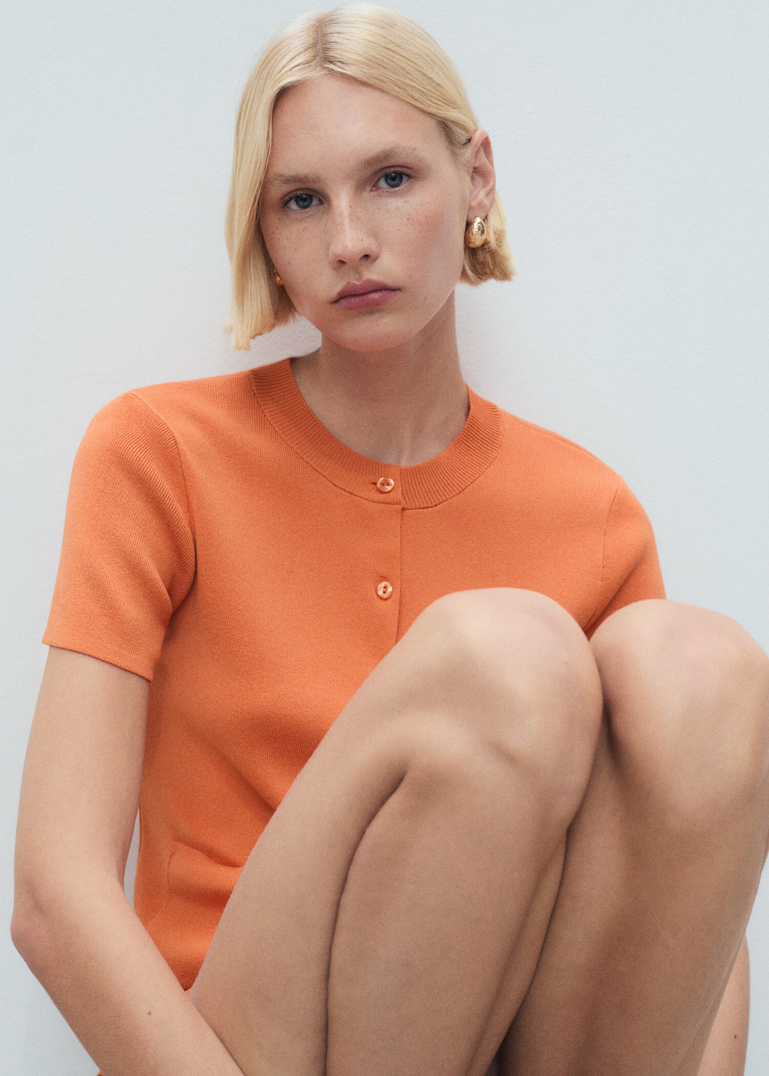 Pocket knit cardigan - Details of the article 2