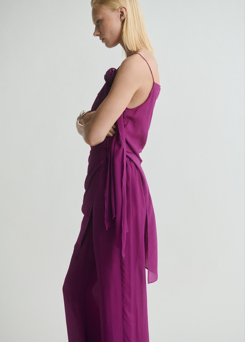 Flowy straight-fit pants