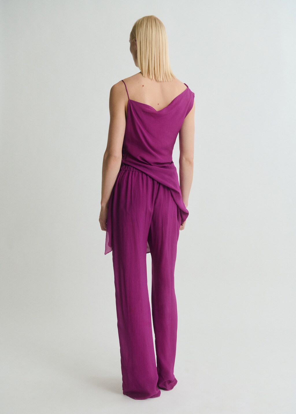 Flowy straight-fit pants - image 3