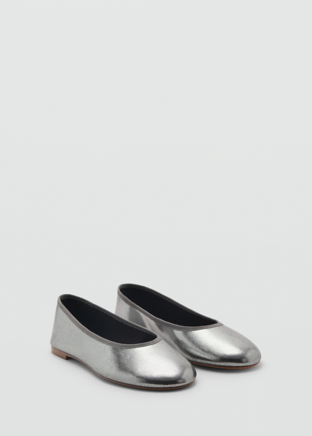 Metallic ballet flats - image 3