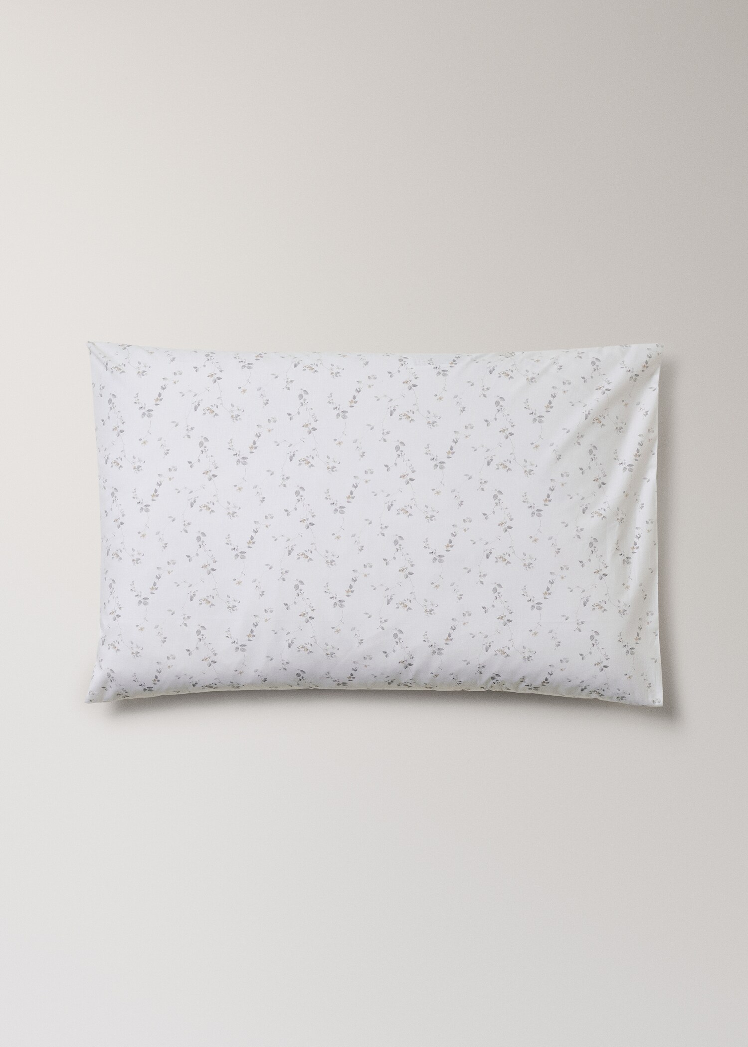 Two pillowcases flowers cotton percale 50x75 cm - Article without model
