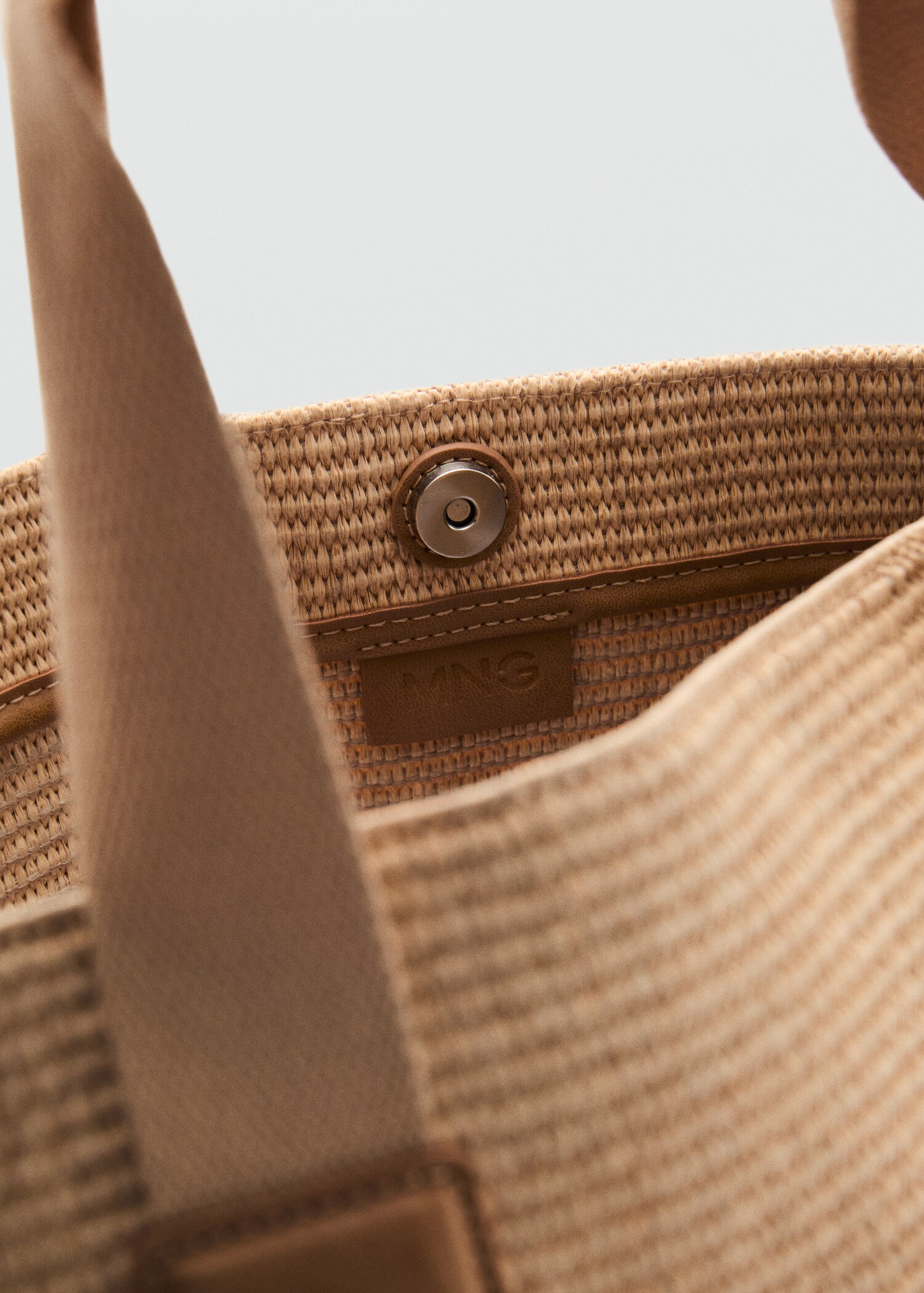Raffia tote bag - Details of the article 1