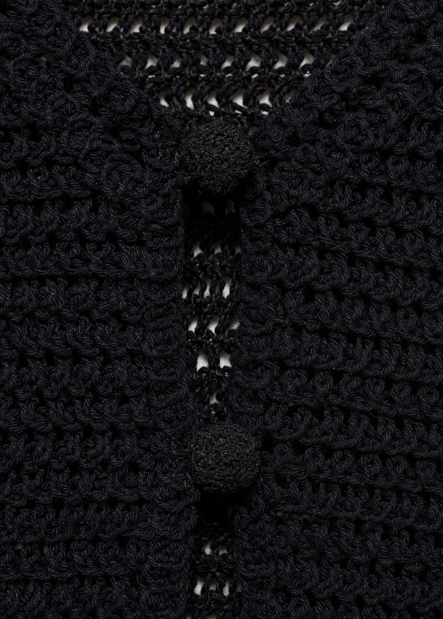 Circular-print crochet vest - Details of the article 0