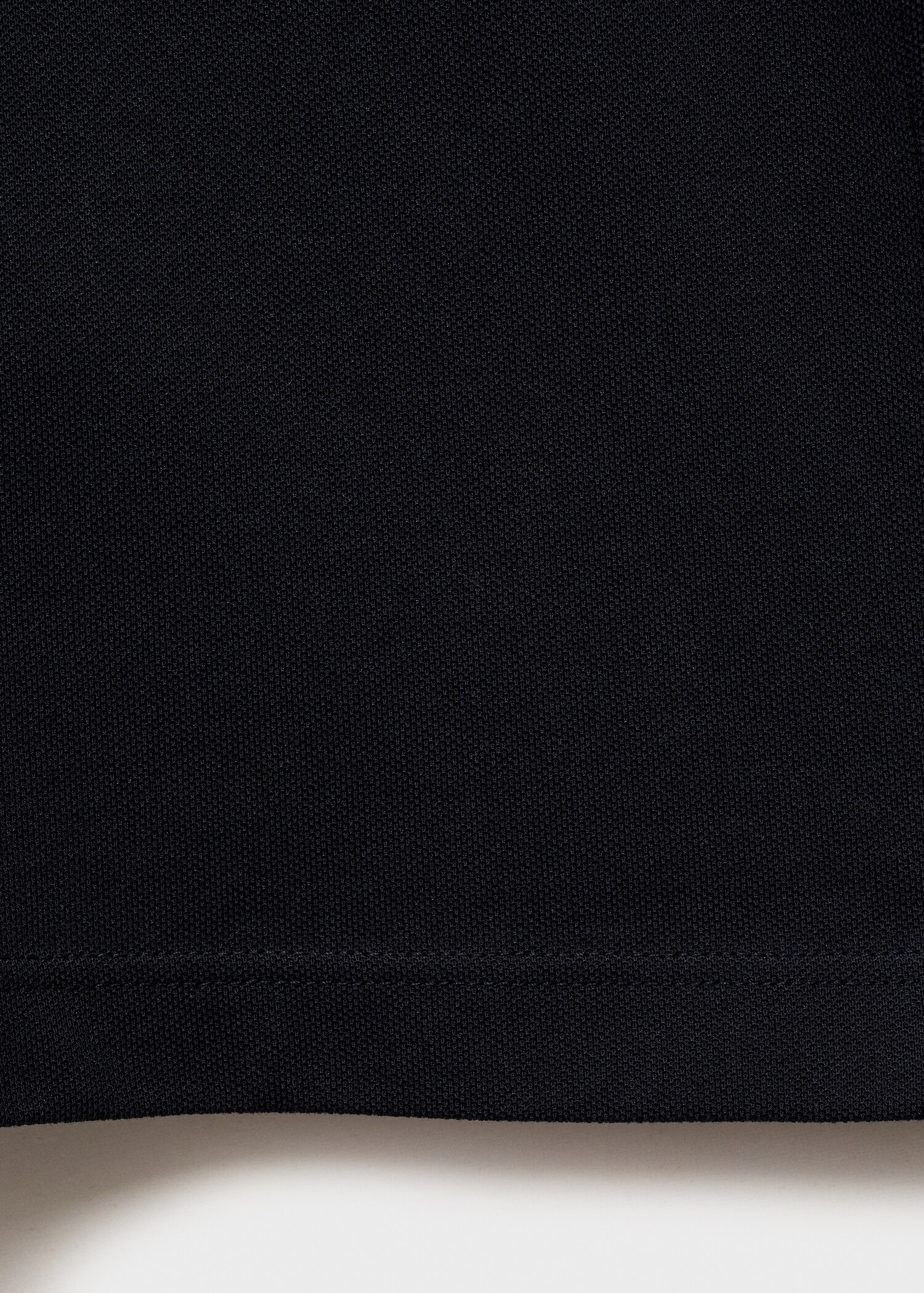 Mao collar cotton polo - Details of the article 0