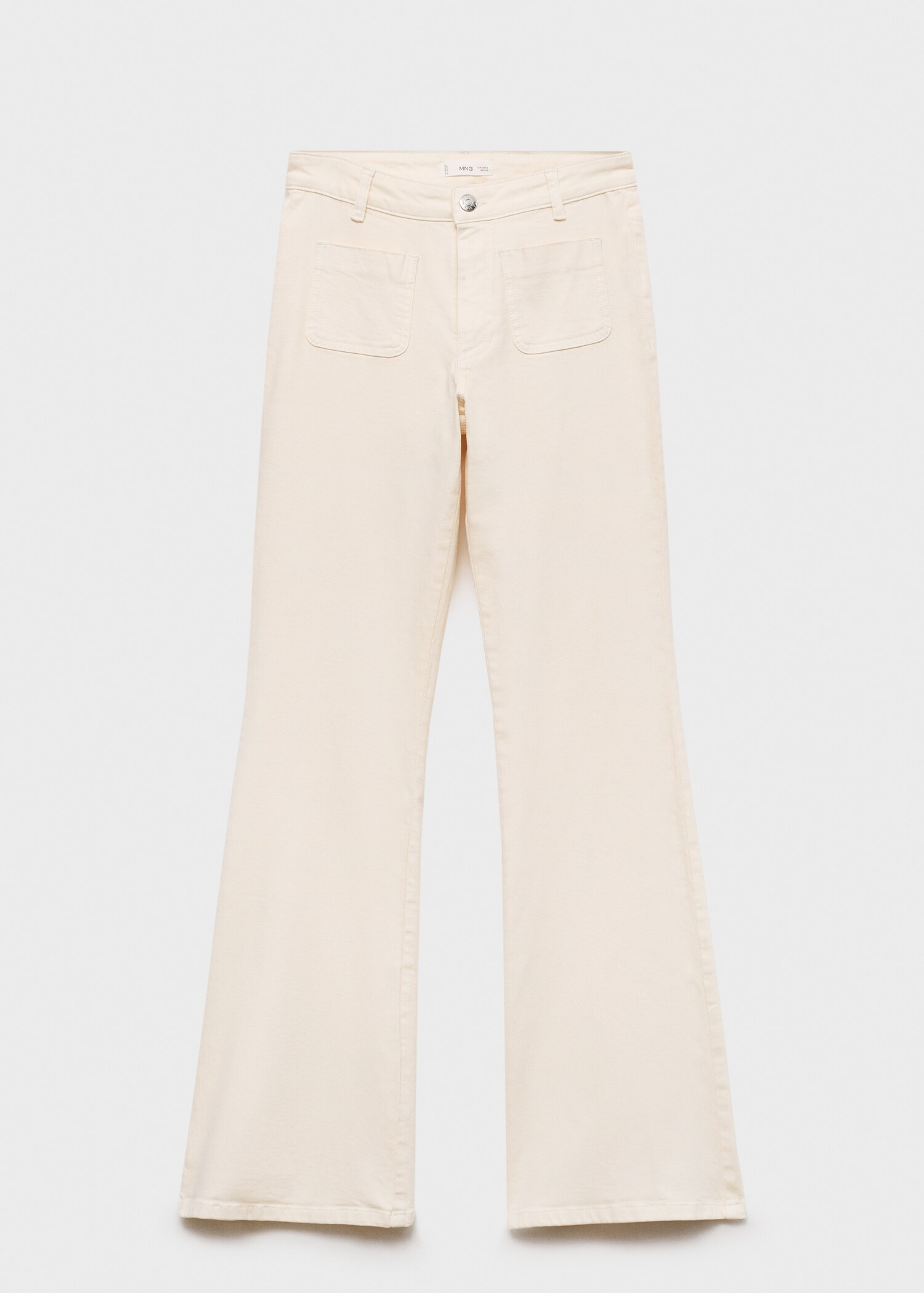 Flared jeans with pocket - Article without model