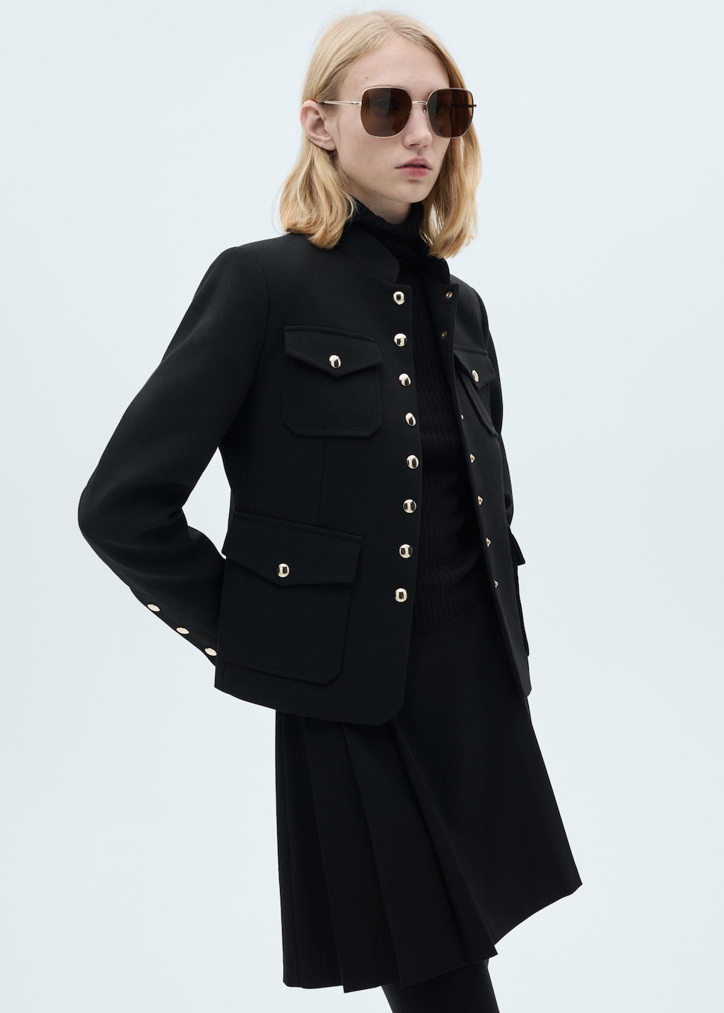 Pleated mini-skirt - Women | MANGO USA