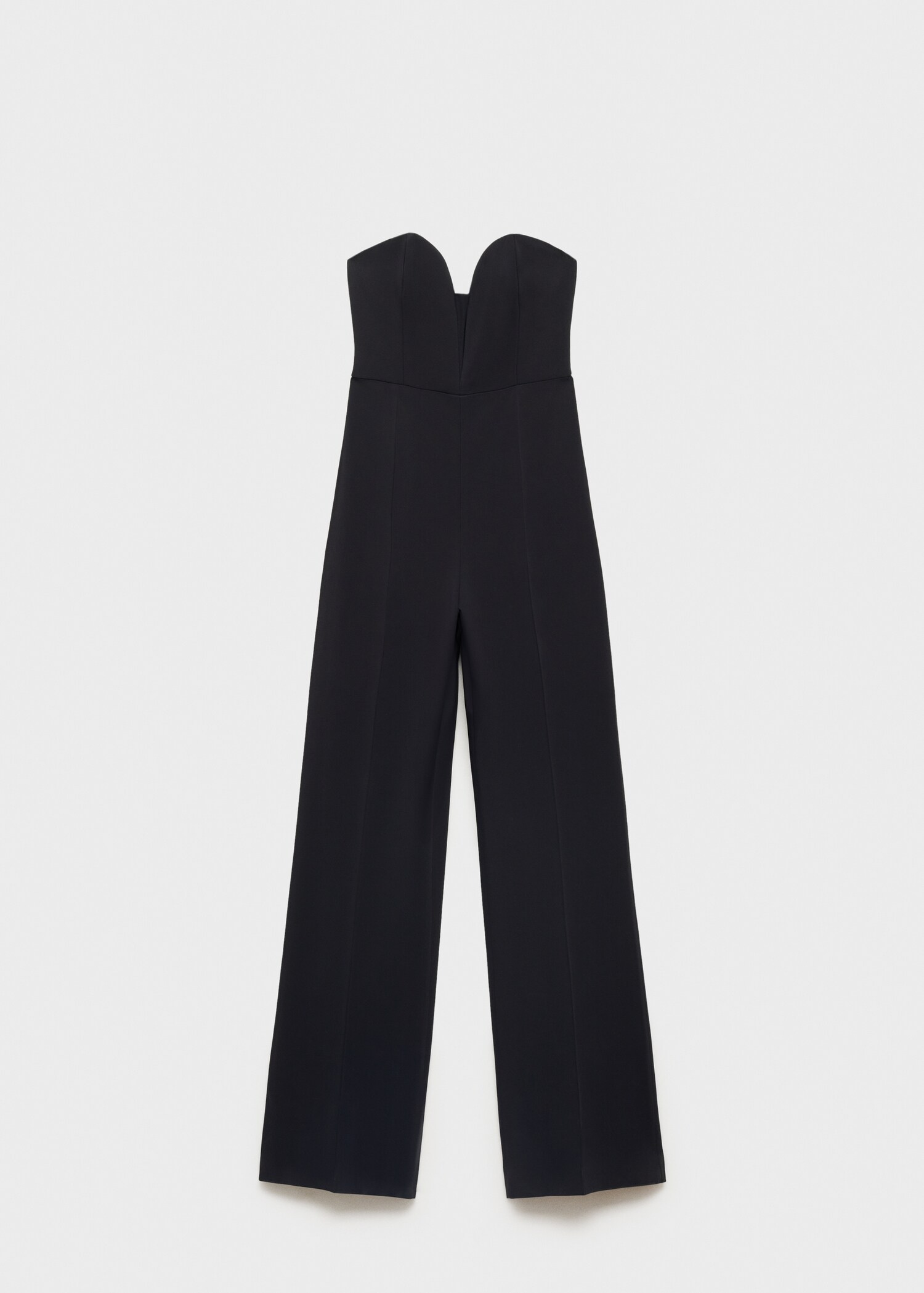 Structured sweetheart neckline jumpsuit - Article without model
