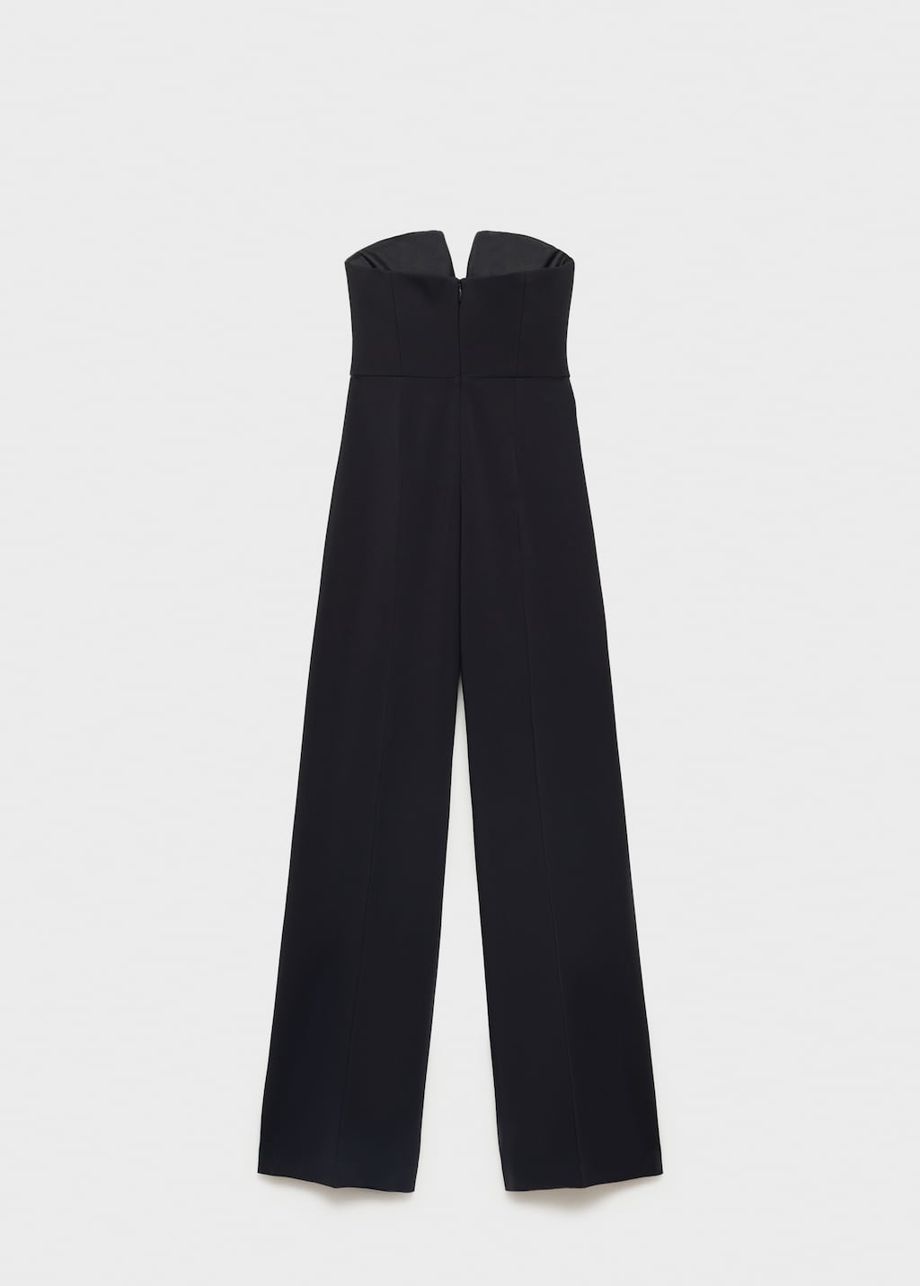 Mango Structured sweetheart neckline jumpsuit thumbnail