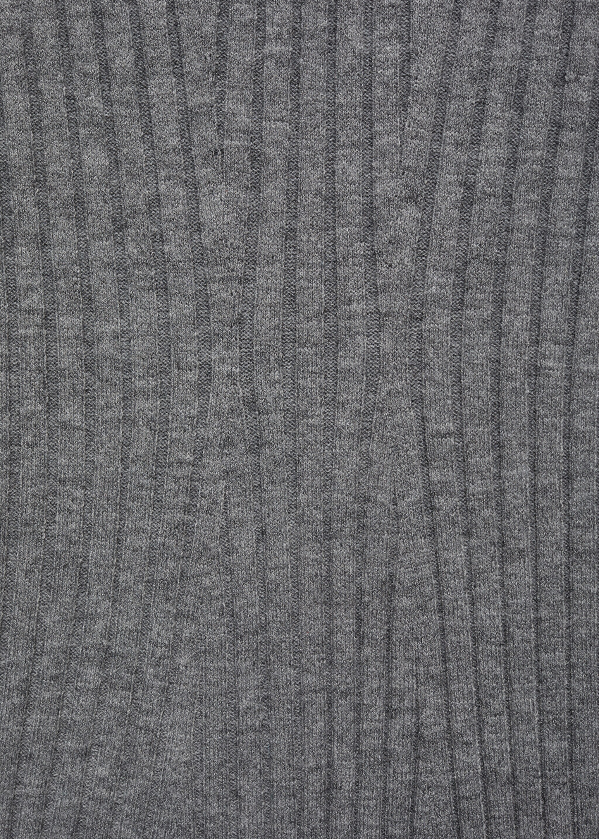 Flared knit dress with perkins collar - Details of the article 0