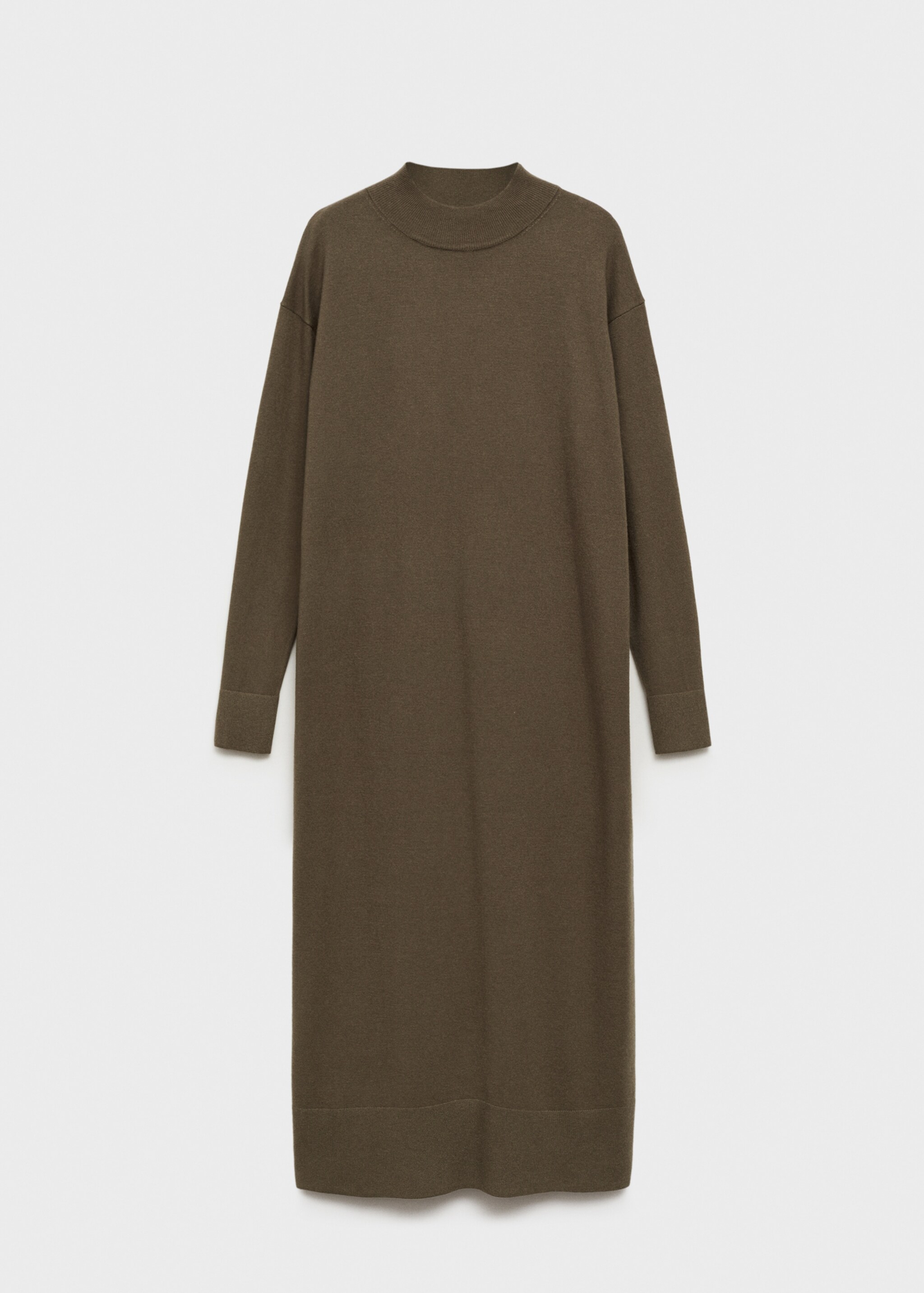 Perkins-neck knitted dress - Article without model