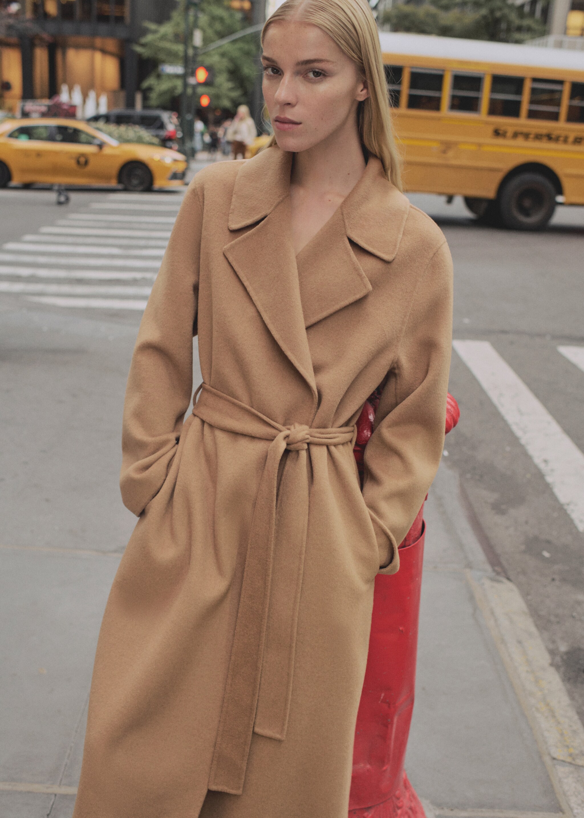 Belt handmade coat - Medium plane